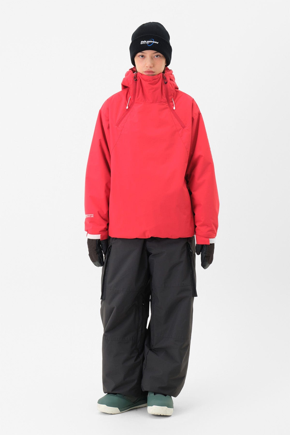 [INVITED] GTX PUFF PULLOVER JACKET RED