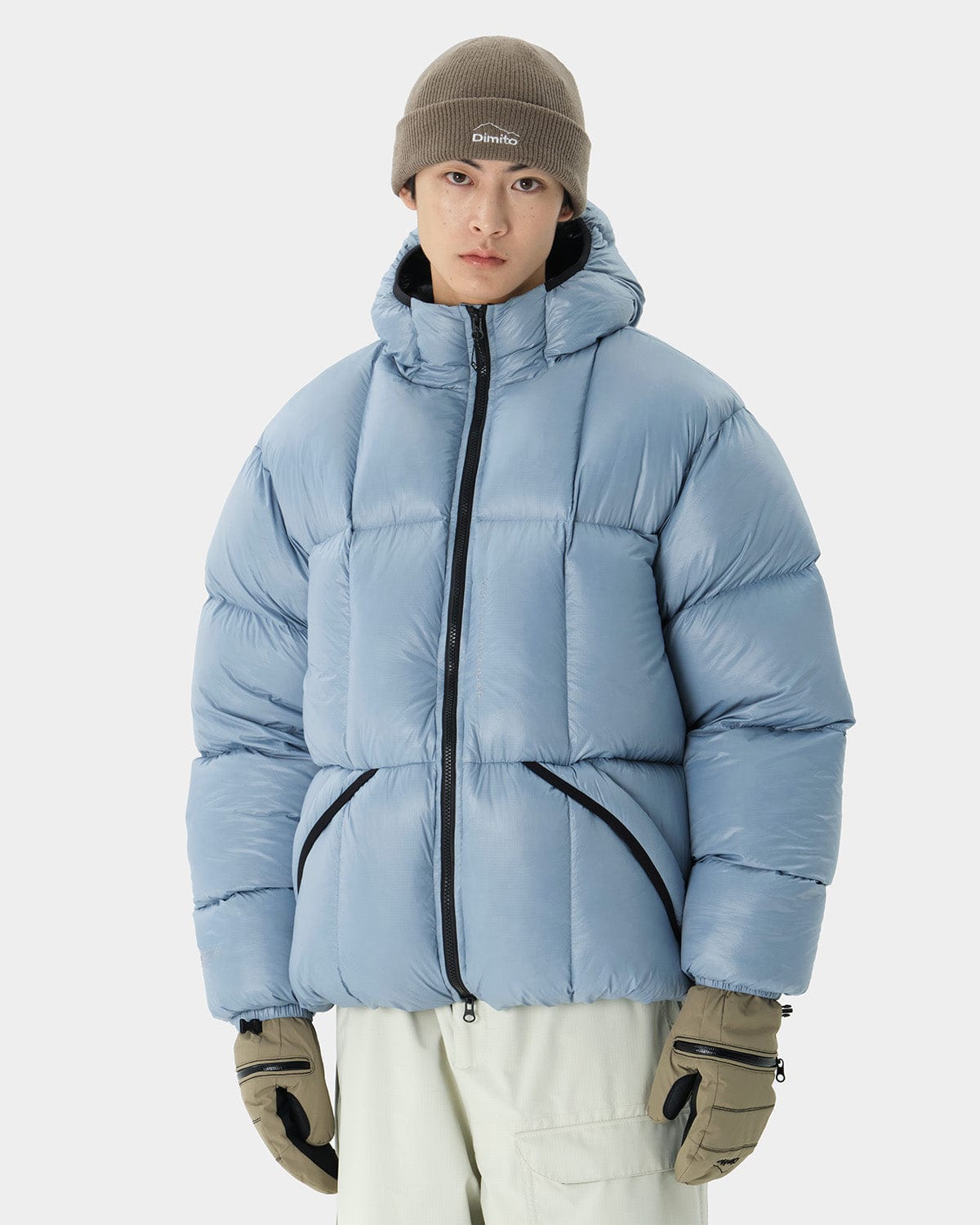 VERT GTX (VTX X EIDER) EASY PLUS HD GOOSE DOWN JACKET CEMENT BLUE