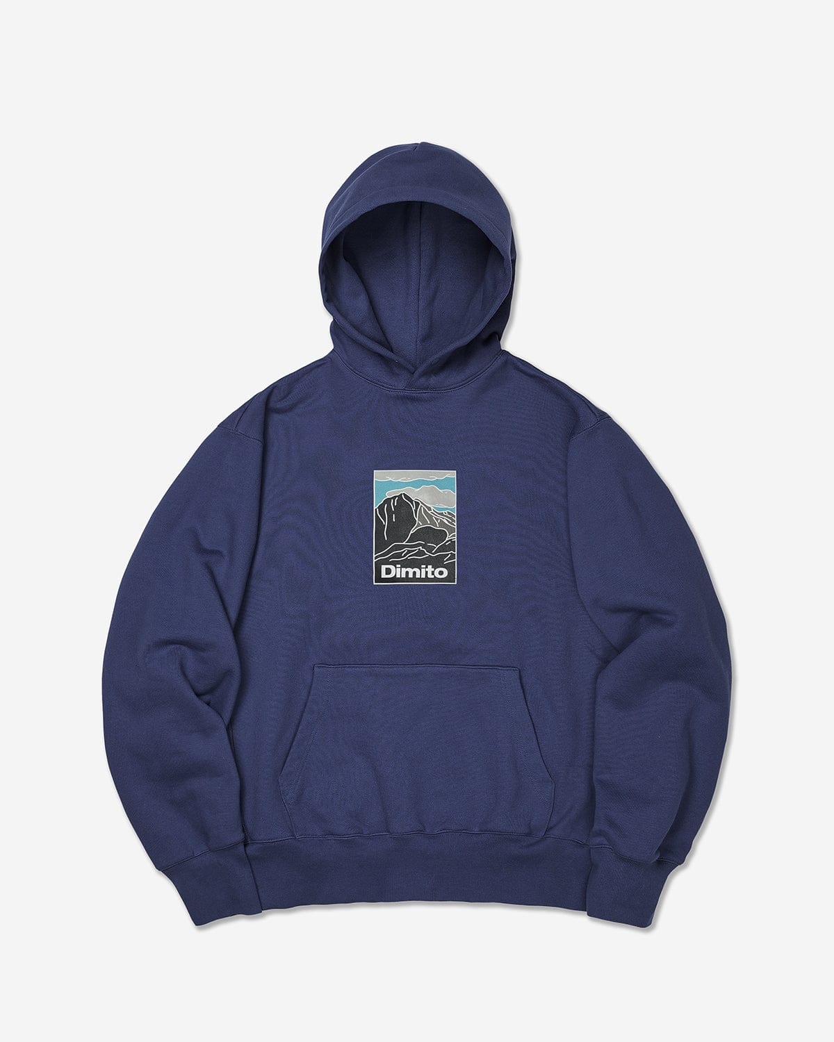VERT HAE EMBROIDERY HOODIE MIDNIGHT BLUE