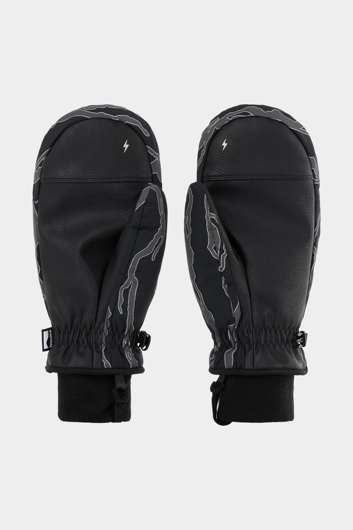 [INVITED] HAE REFLECTIVE LINE MITTEN HAE MT BLACK