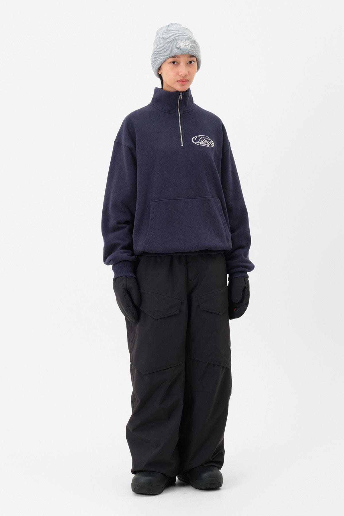 ★人気★【Dimito】★UNISEX TEAM HALF ZIP SWEATSHIRT.S★ ☆人気☆【Dimito】☆UNISEX TEAM HALF ZIP SWEATSHIRT.S