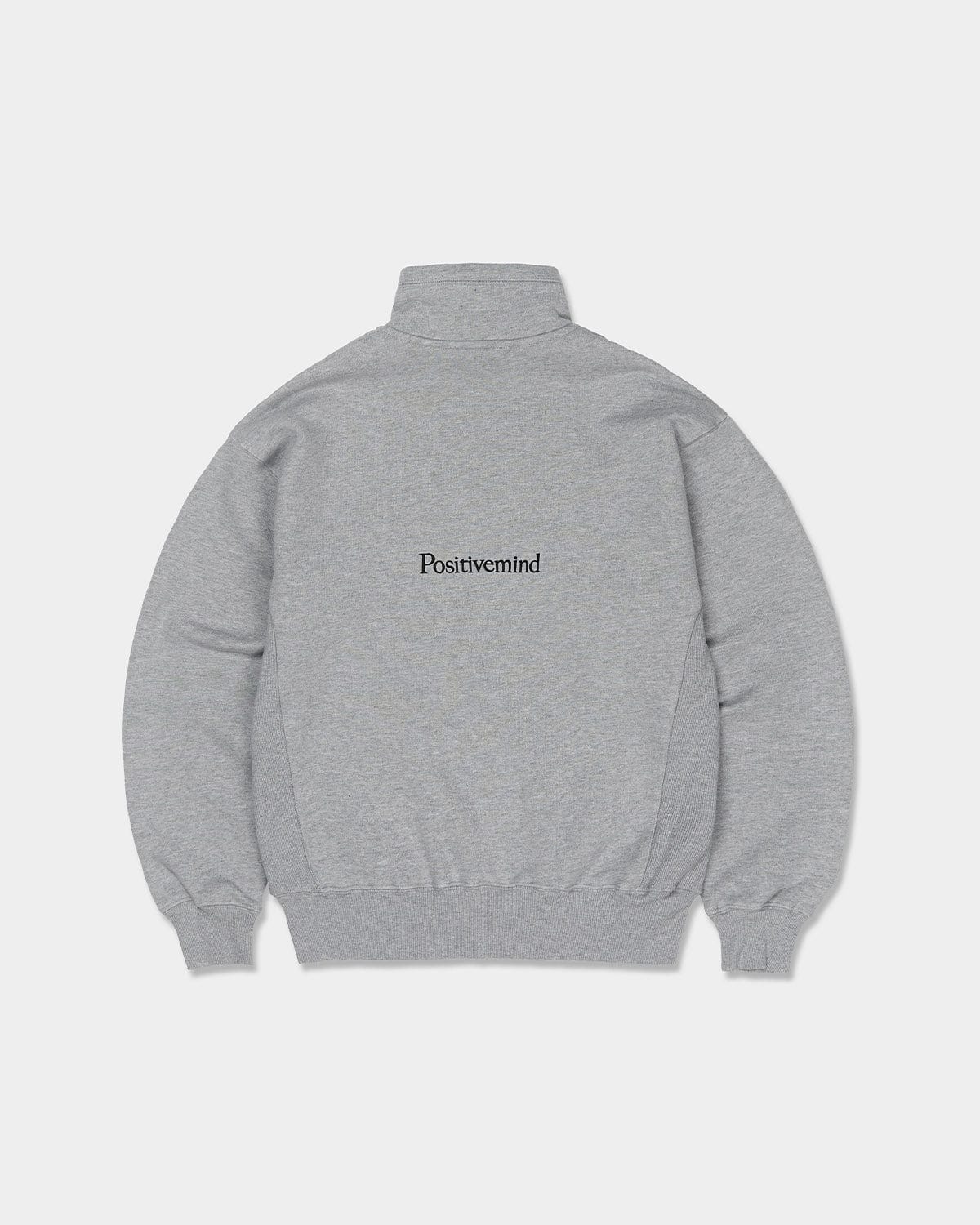 VERT HALF ZIP SWEATSHIRTS HEATHER GREY