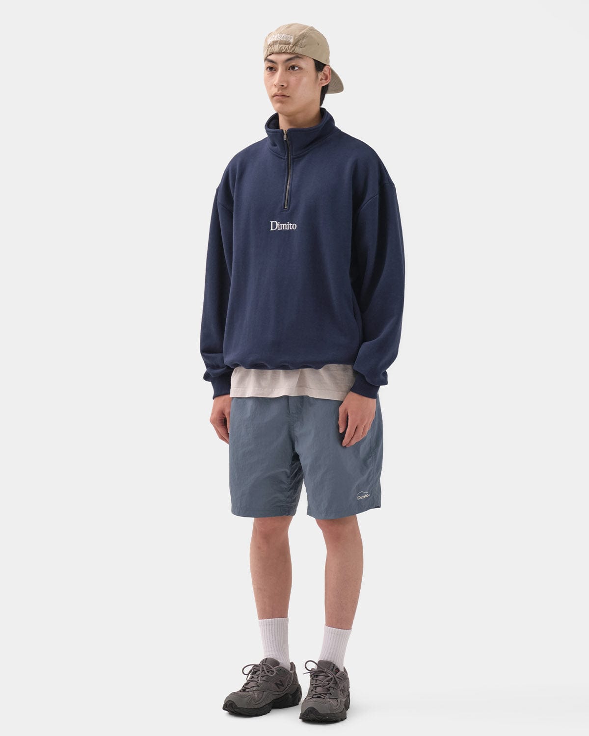 HALF ZIP SWEATSHIRTS NAVY – DIMITO INTERNATIONAL