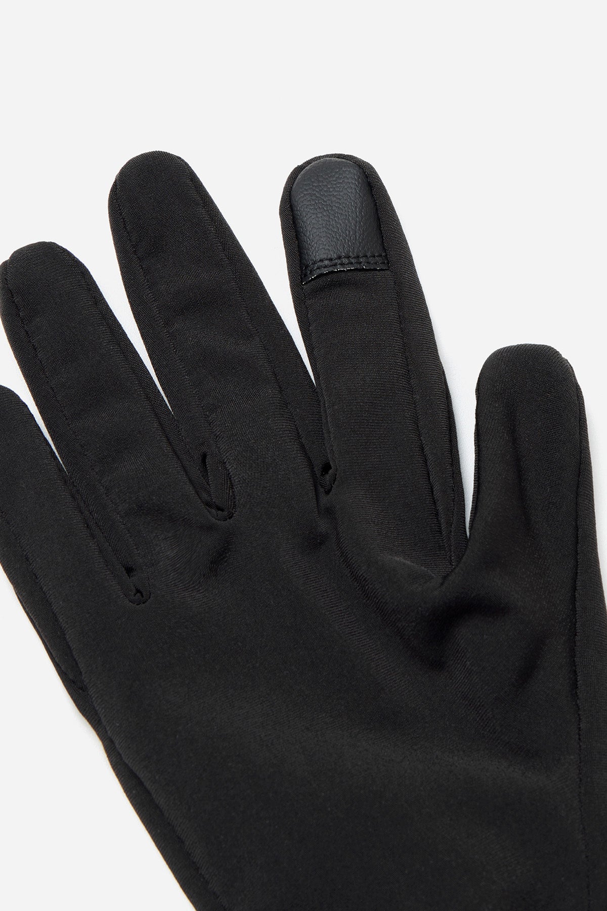 [INVITED] LEATHER 3-WAY OPEN MITTEN BLACK