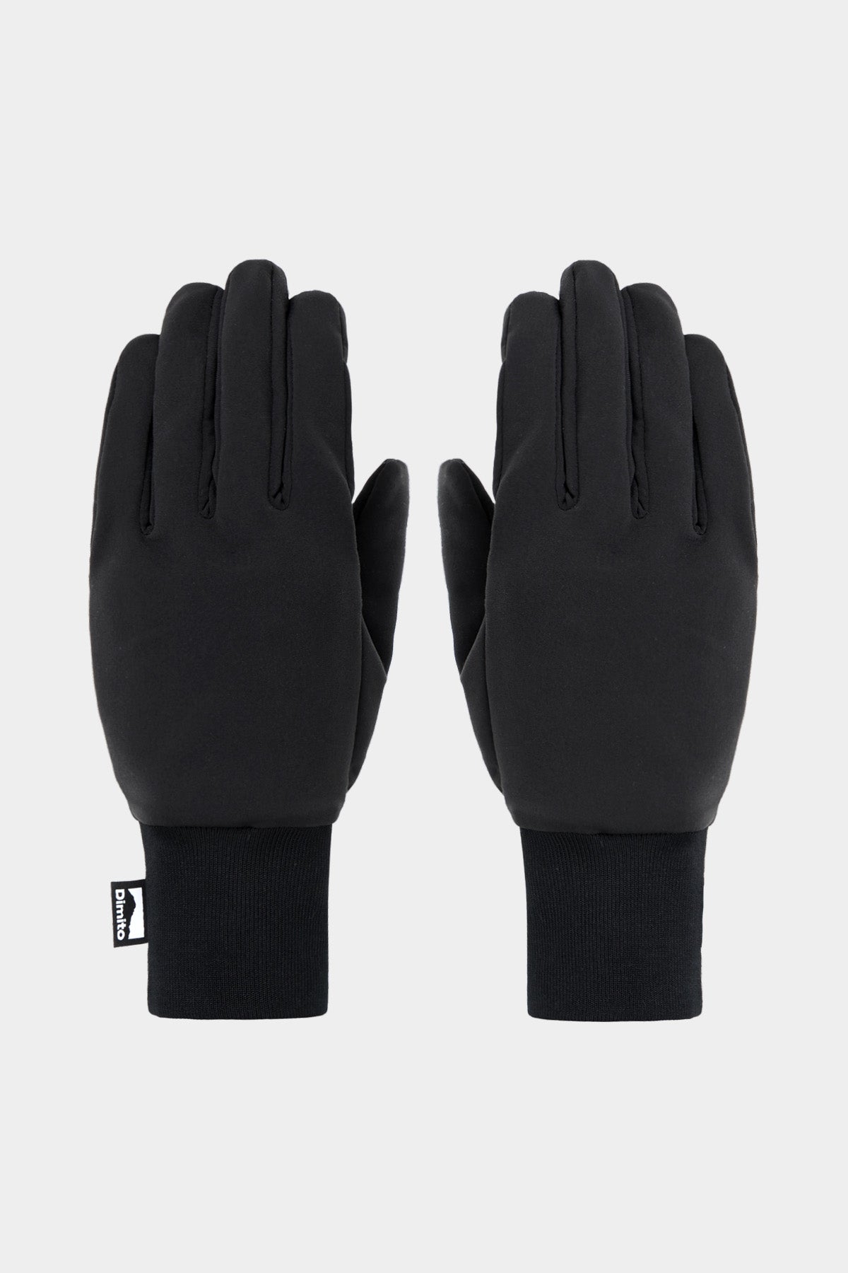 VERT LEATHER 3-WAY OPEN MITTEN BLACK