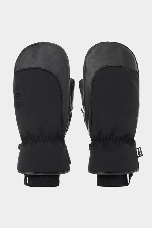 VERT LEATHER 3-WAY OPEN MITTEN BLACK