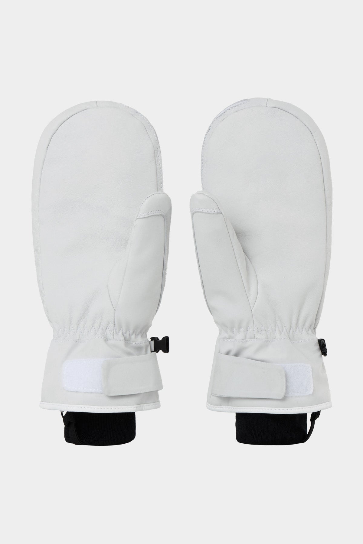 [PROMO] LEATHER 3-WAY OPEN MITTEN COOL WHITE