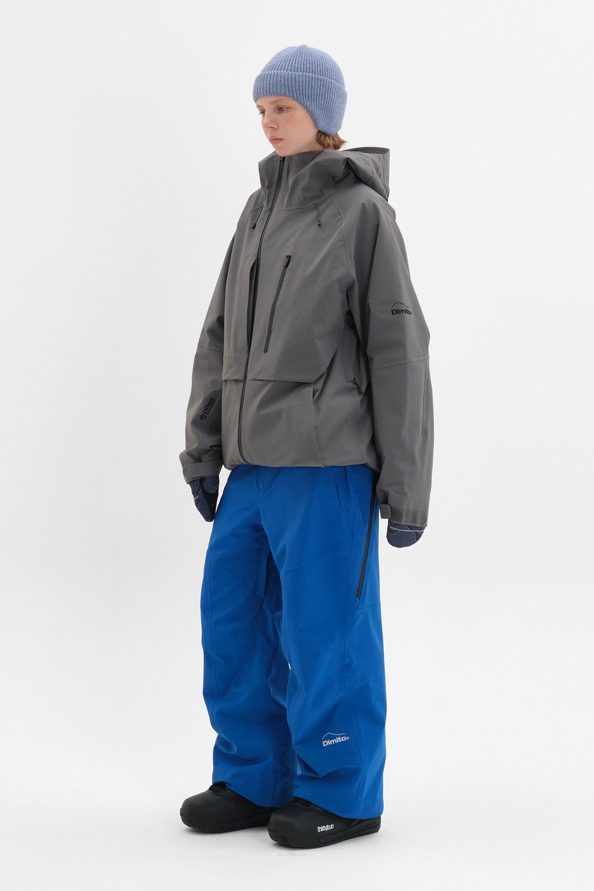[INVITED] LEVEL OG 2L PANTS BLUE (Relaxed Fit)