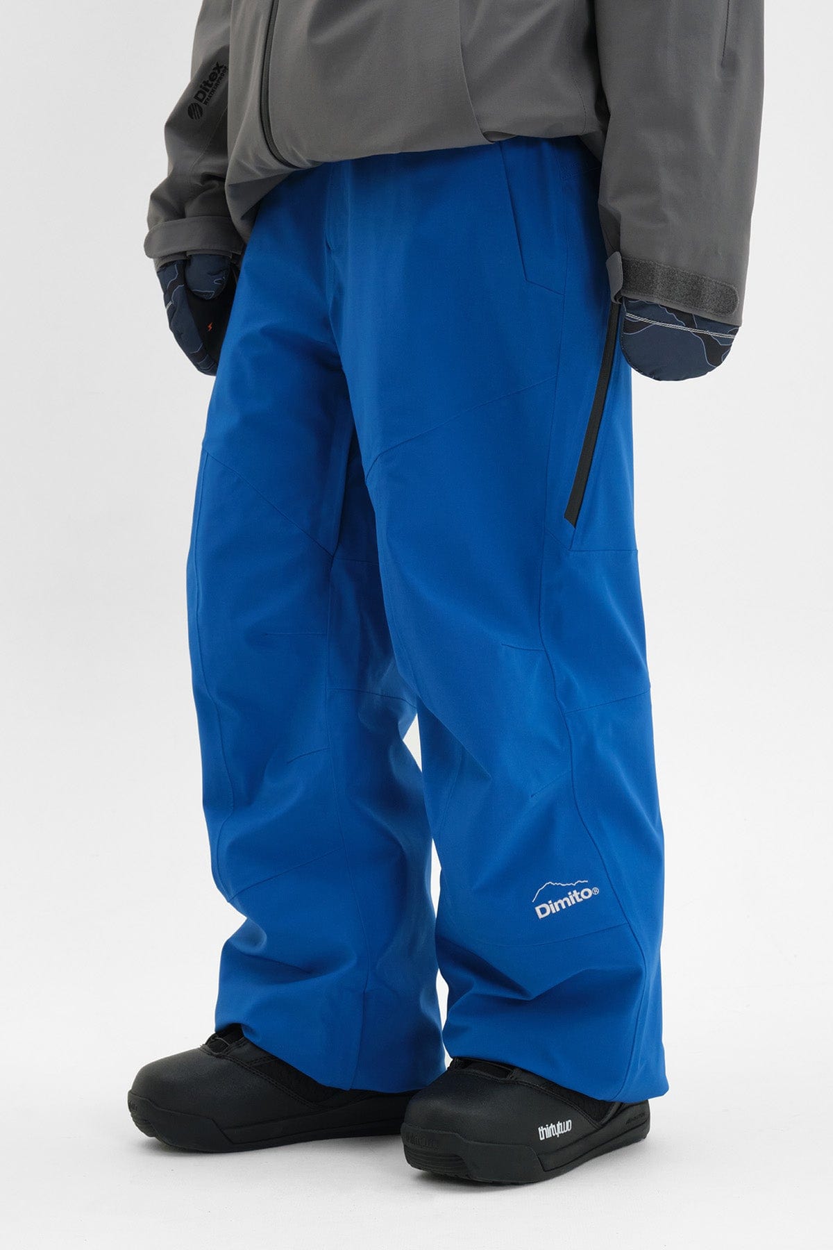 [INVITED] LEVEL OG 2L PANTS BLUE (Relaxed Fit)