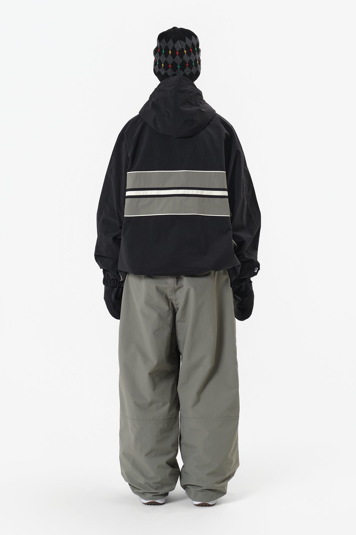 [PROMO] LINE WIND JACKET BLACK