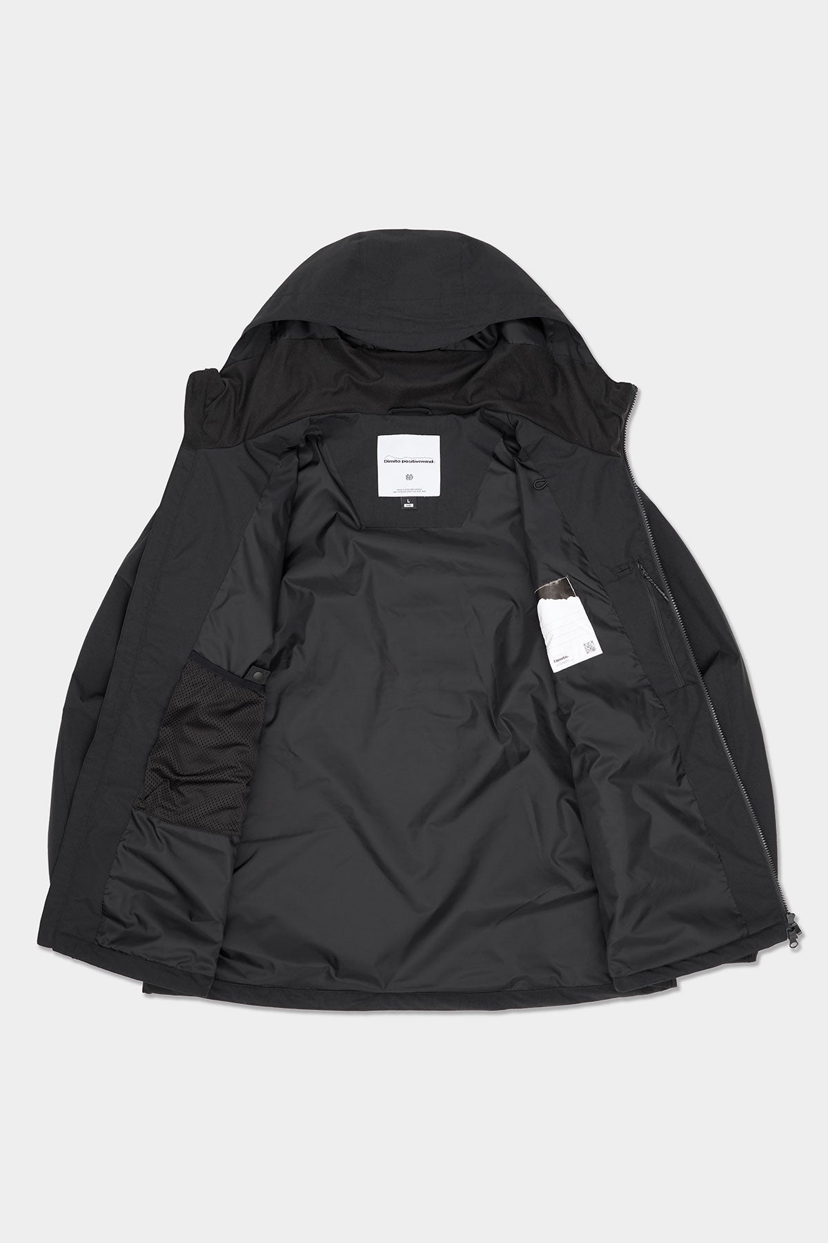 VERT LINE WIND JACKET BLACK