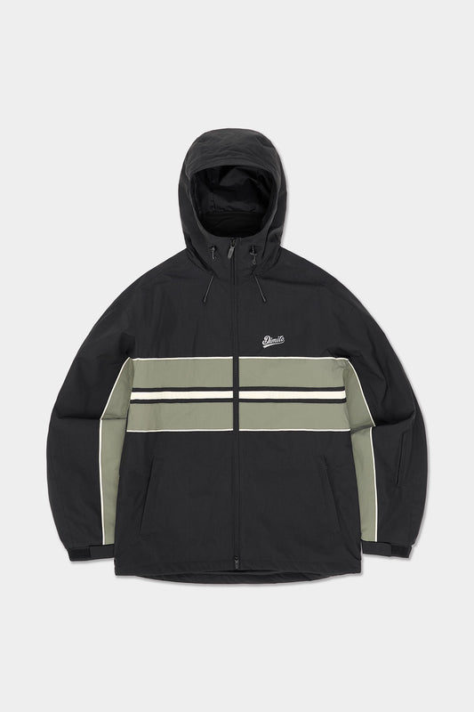 VERT LINE WIND JACKET BLACK