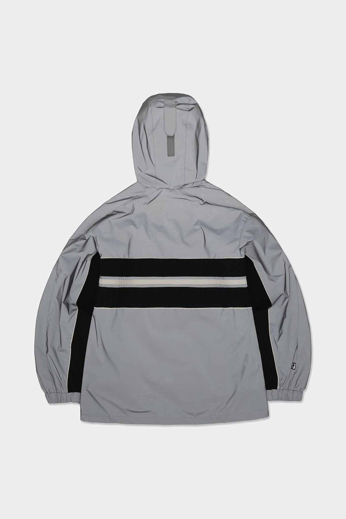 VERT LINE WIND JACKET REFLECTIVE SILVER