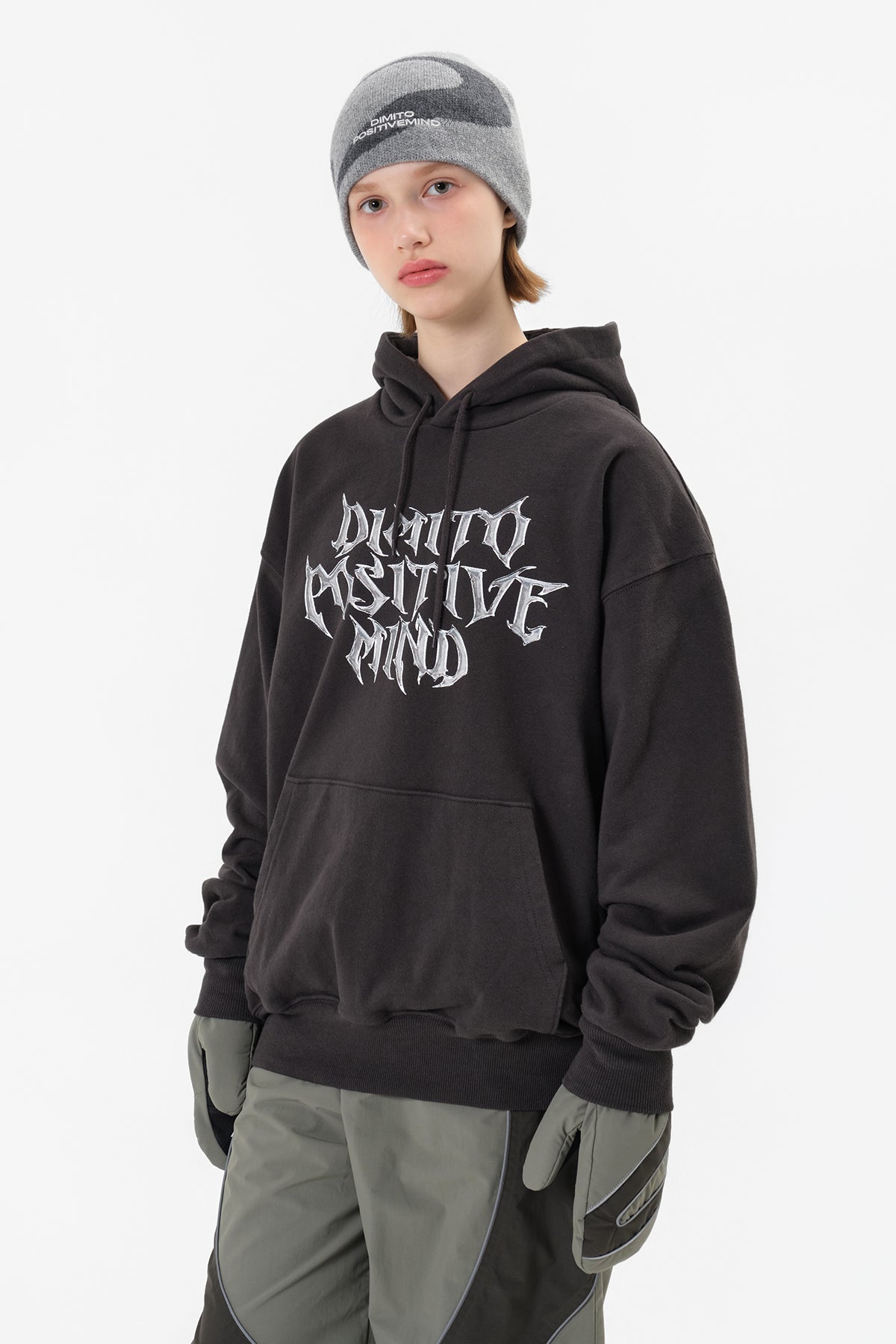 VERT MERCURY HOODIE CHARCOAL