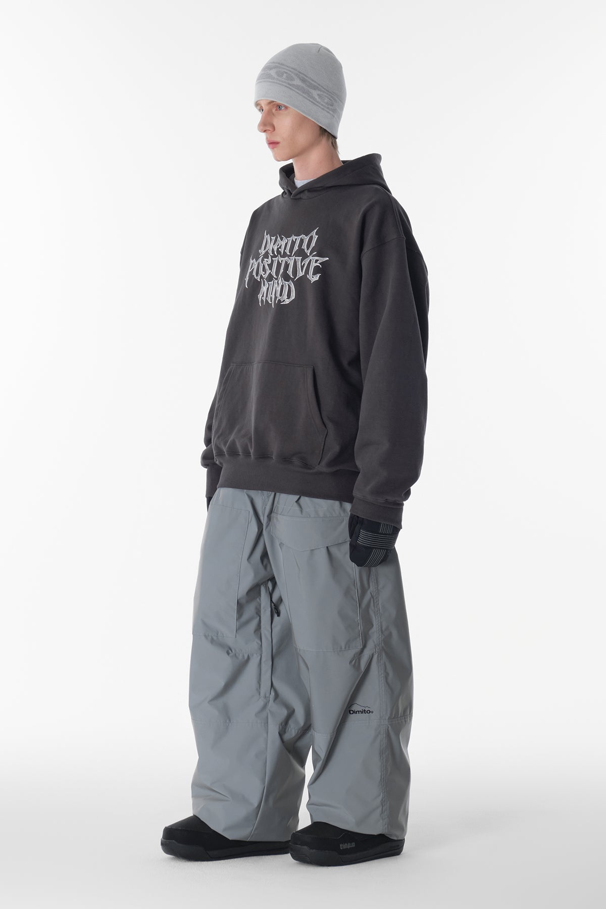 VERT MERCURY HOODIE CHARCOAL