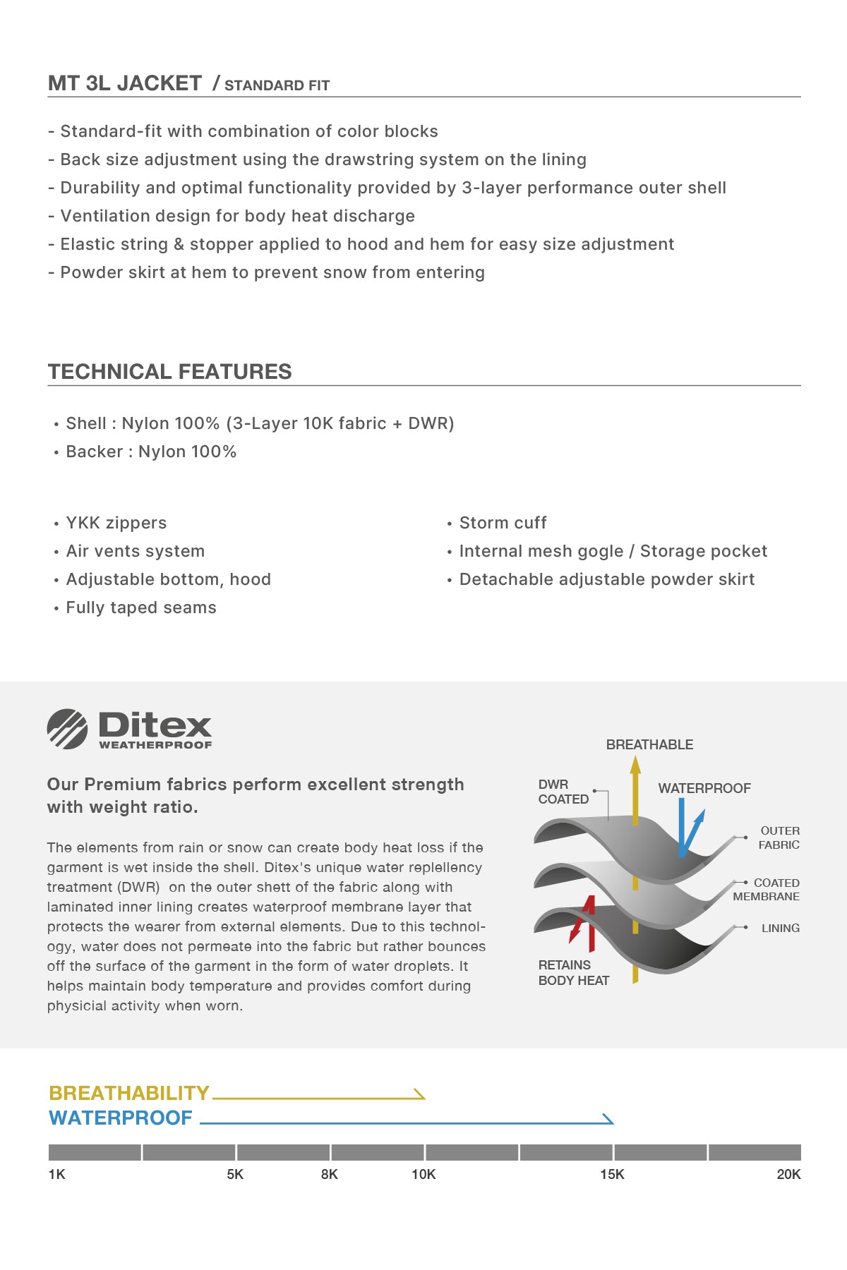 VERT MT 3L JACKET FUCHSIA