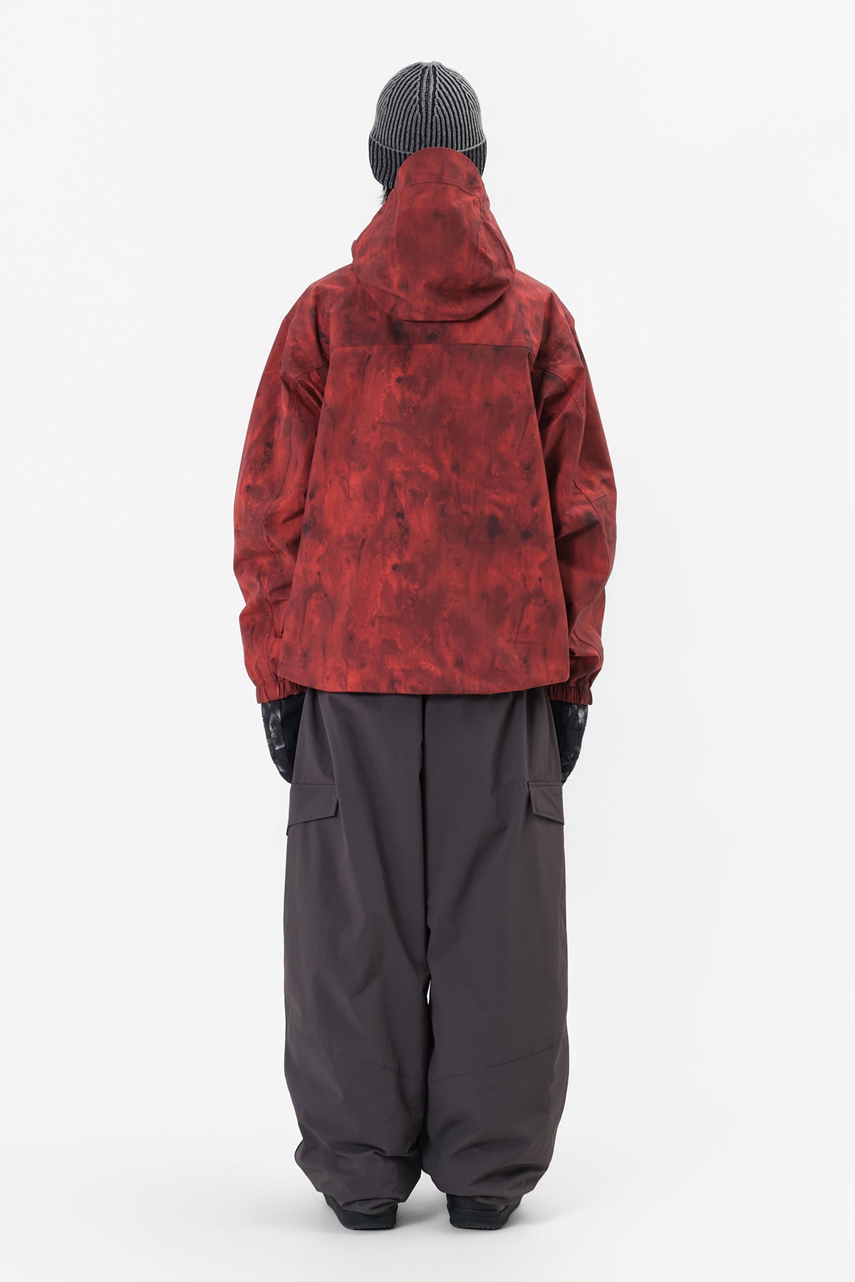VERT MT 3L JACKET MARBLE RED
