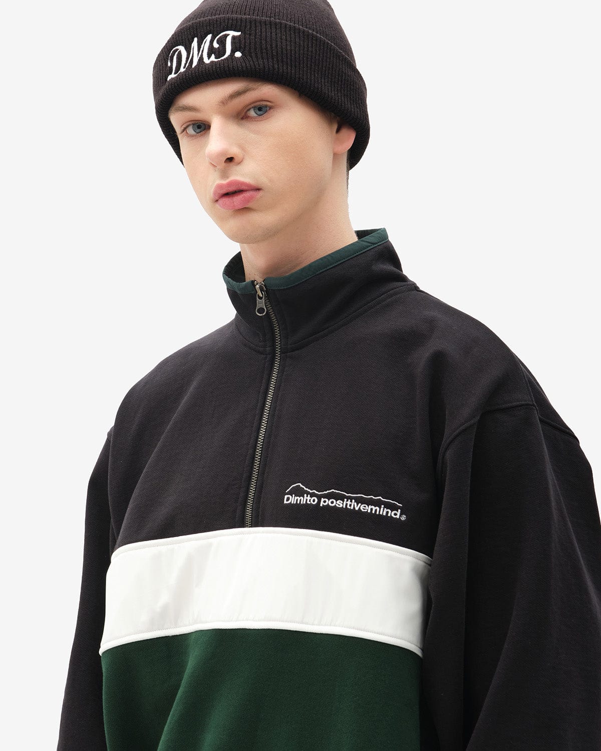 ★関税込★DIMITO★UNISEX TEAM HALF ZIP SWEATSHIRTS★ ☆人気☆【Dimito】☆UNISEX TEAM HALF ZIP SWEATSHIRT.S