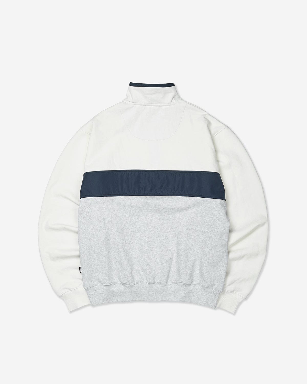 VERT MT HALF ZIP SWEATSHIRTS WHITE