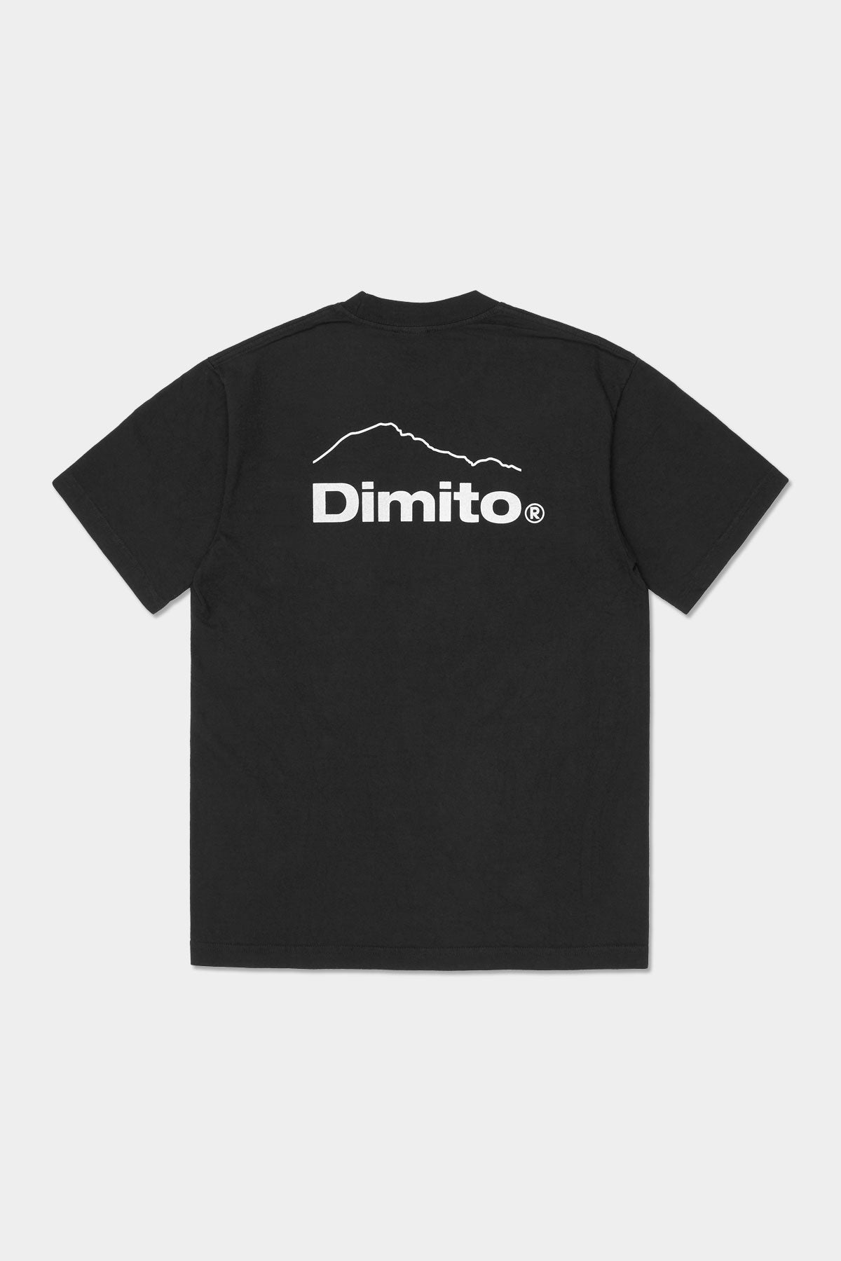 VERT MT LOGO POCKET SSV GD 6.5OZ TEE BLACK