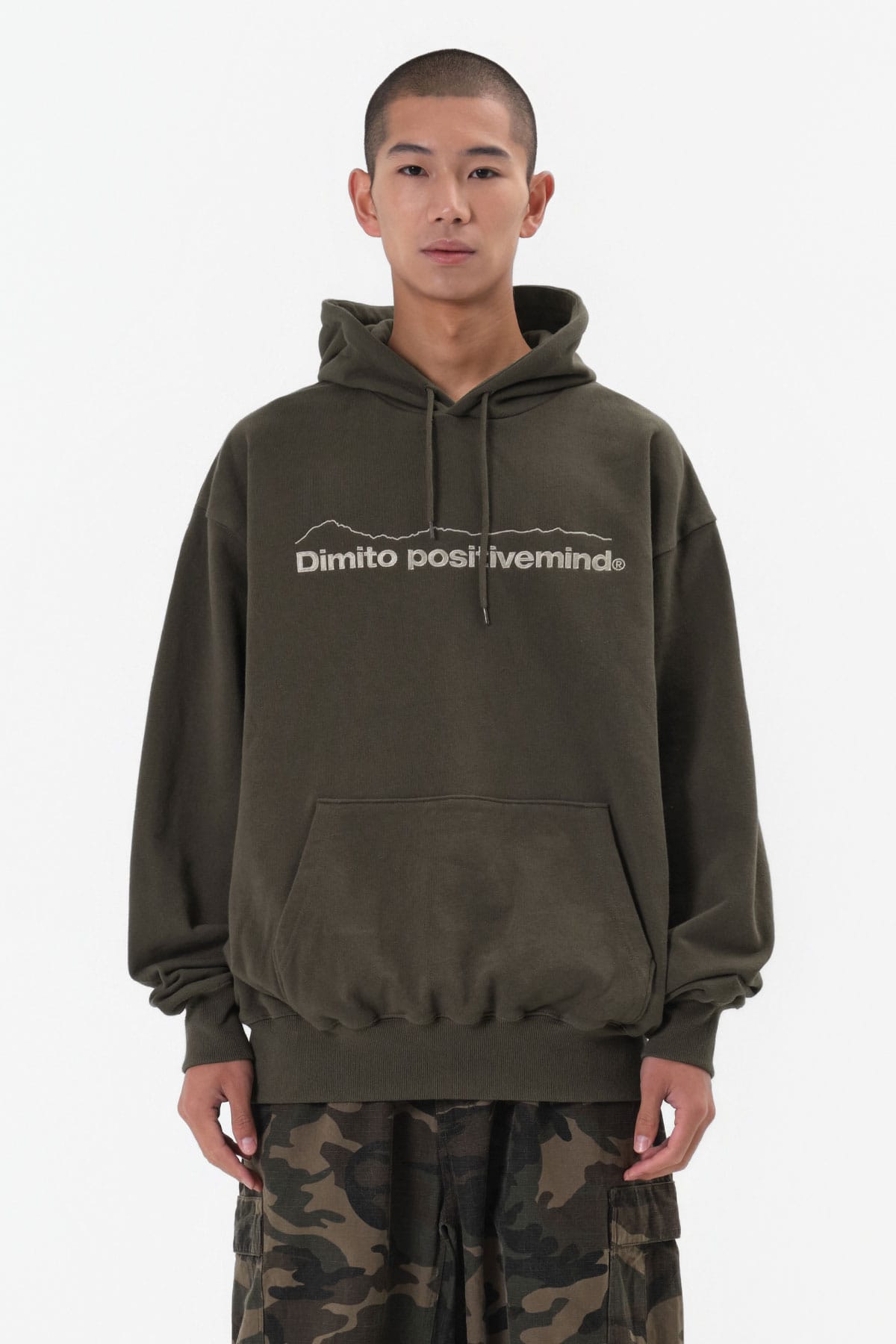[PROMO] MT OG LOGO HOODIE OLIVE KHAKI