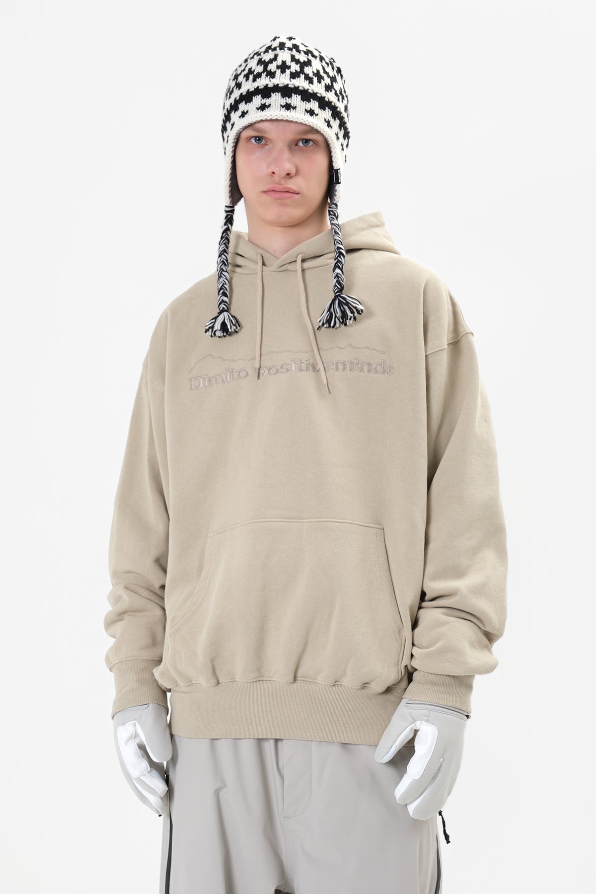 VERT MT OG LOGO HOODIE SAND