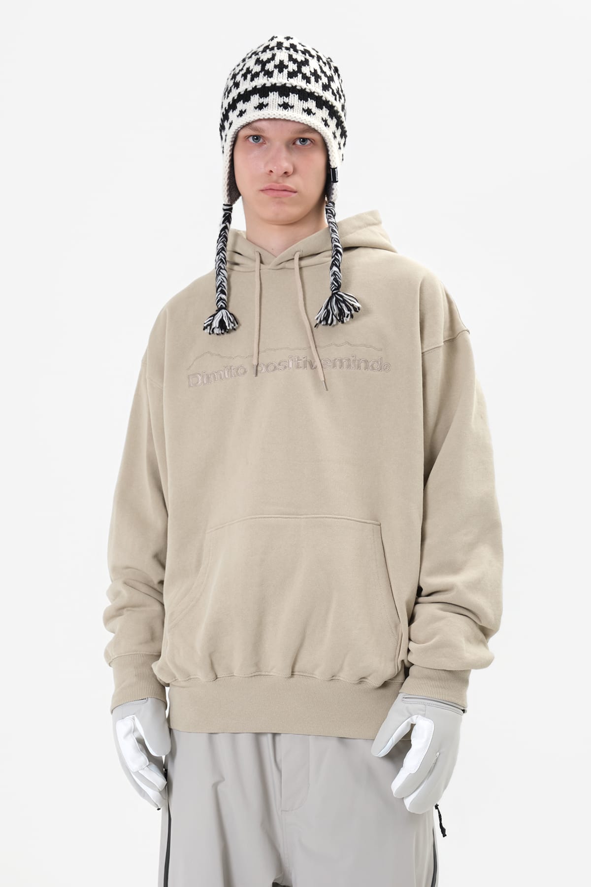 [INVITED] MT OG LOGO HOODIE SAND