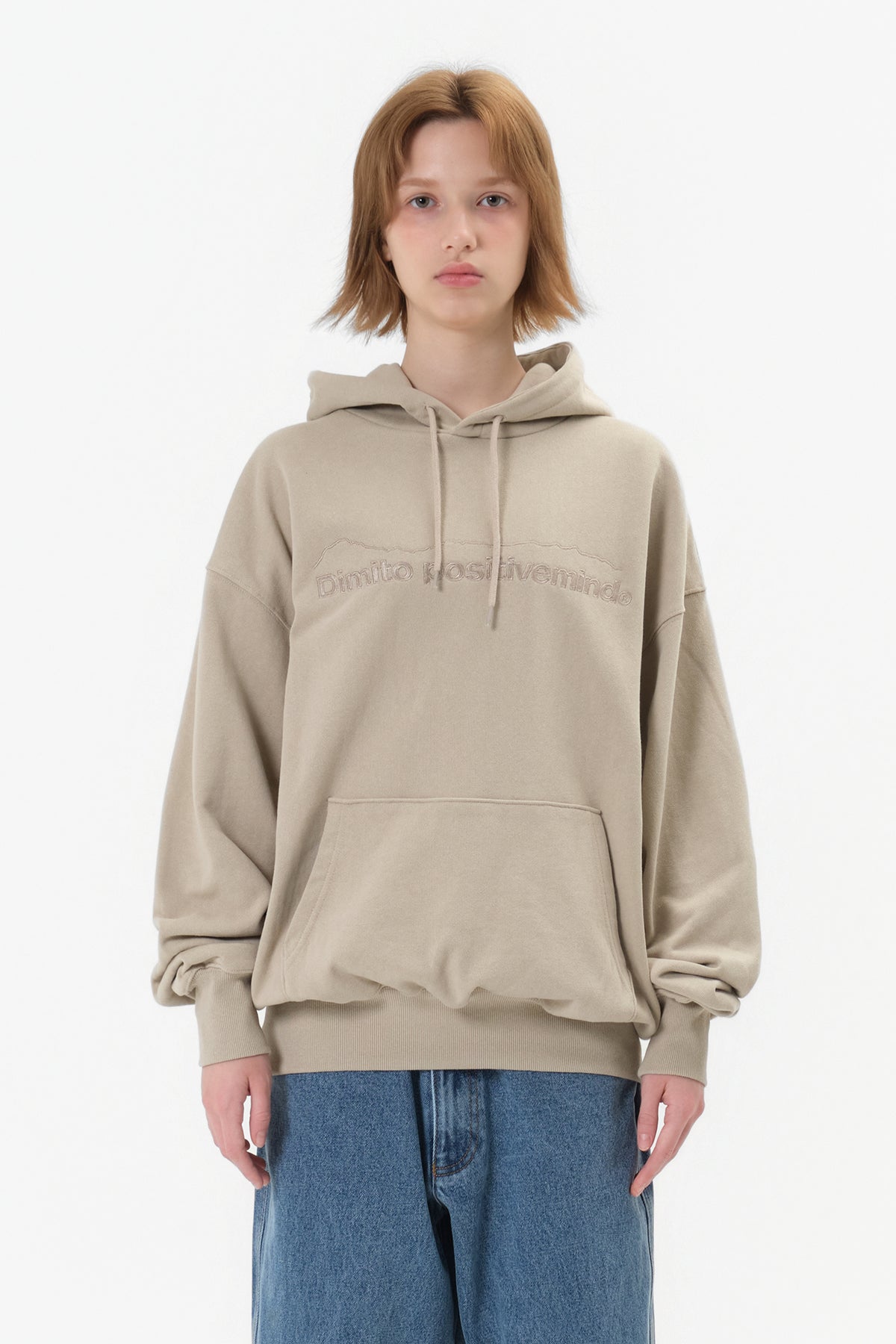 VERT MT OG LOGO HOODIE SAND