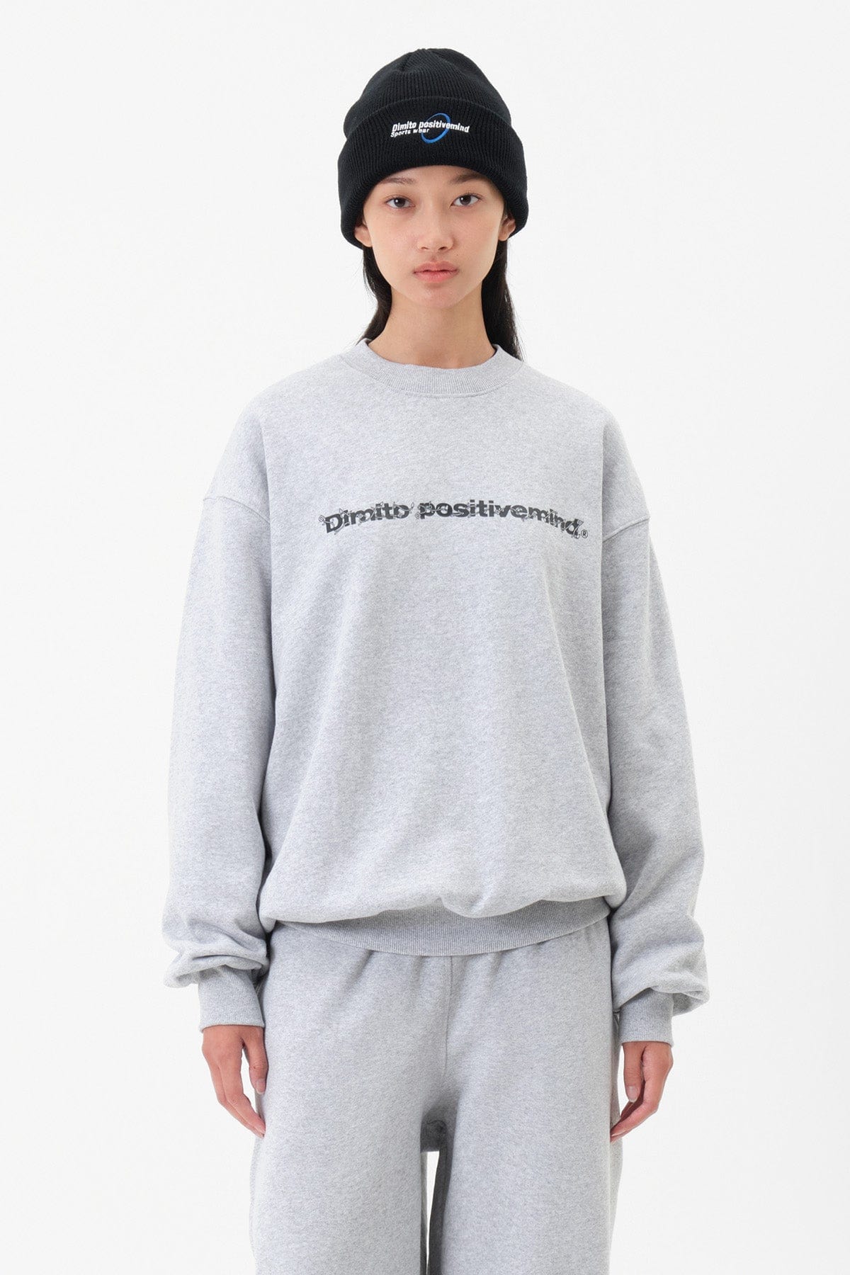 [INVITED] NATURE SWEATSHIRT HEATHER GREY