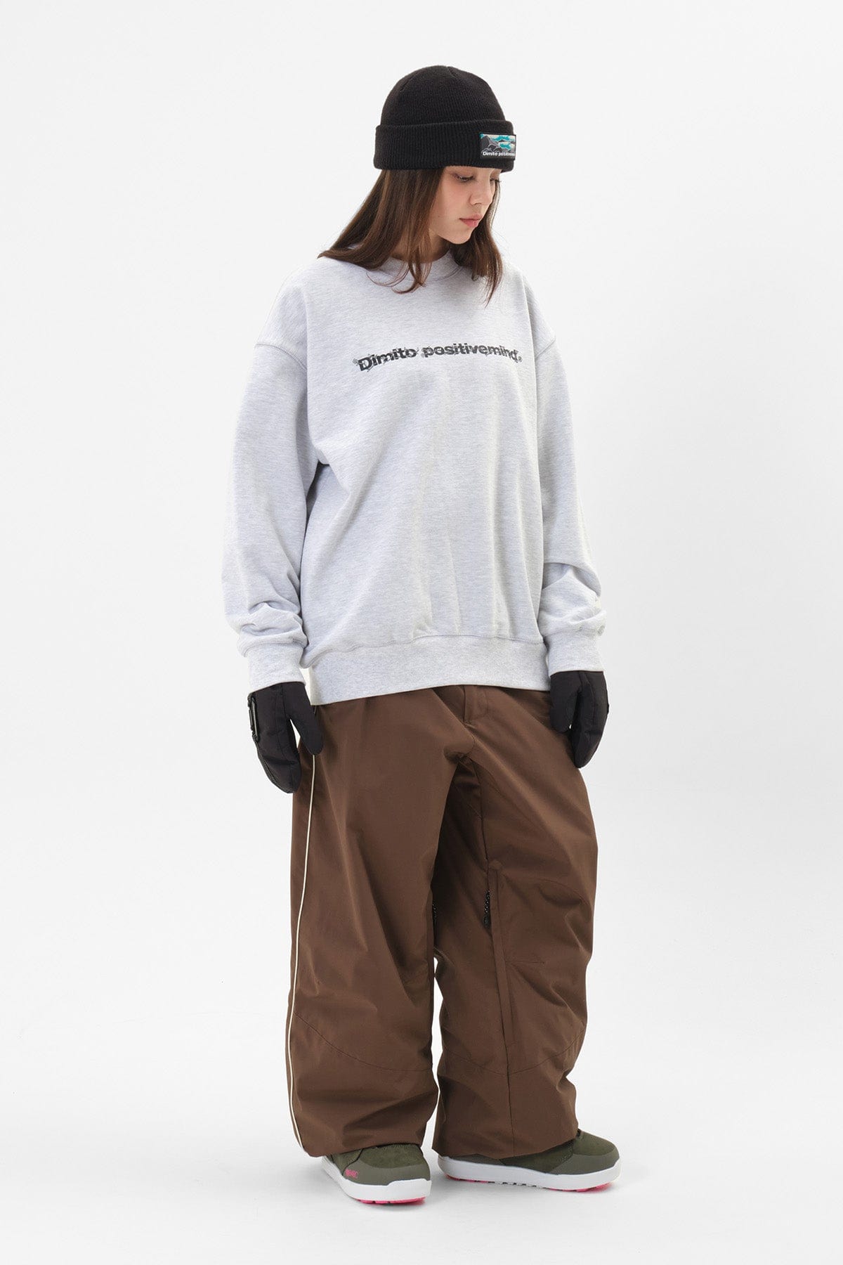 [INVITED] NATURE SWEATSHIRT HEATHER GREY