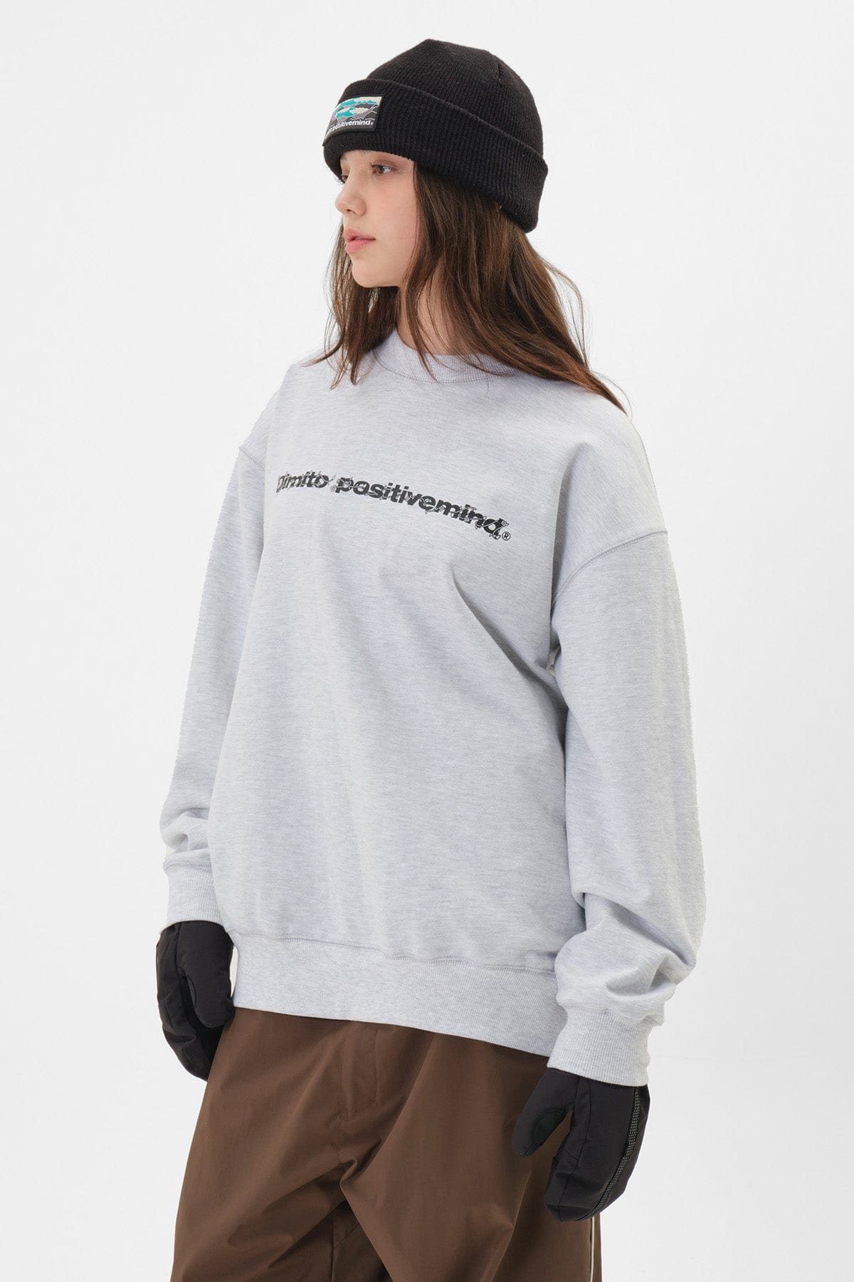 [INVITED] NATURE SWEATSHIRT HEATHER GREY