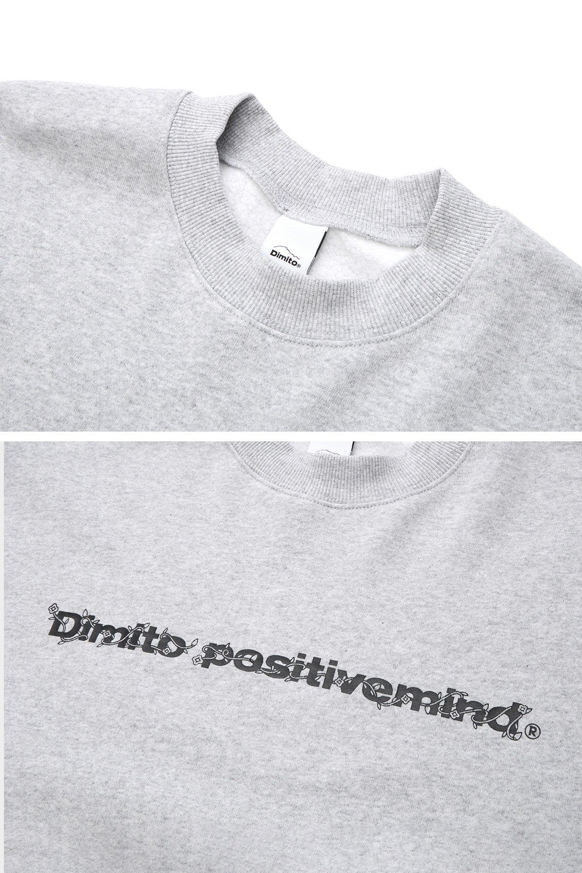 [INVITED] NATURE SWEATSHIRT HEATHER GREY