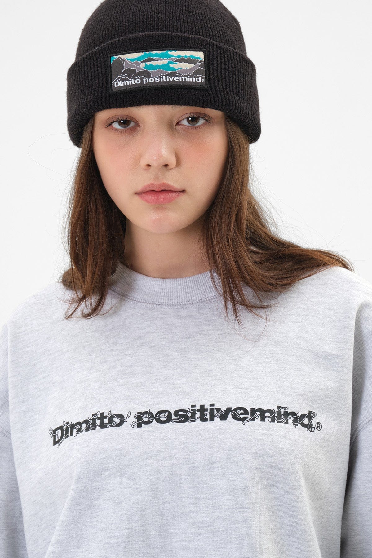 [INVITED] NATURE SWEATSHIRT HEATHER GREY