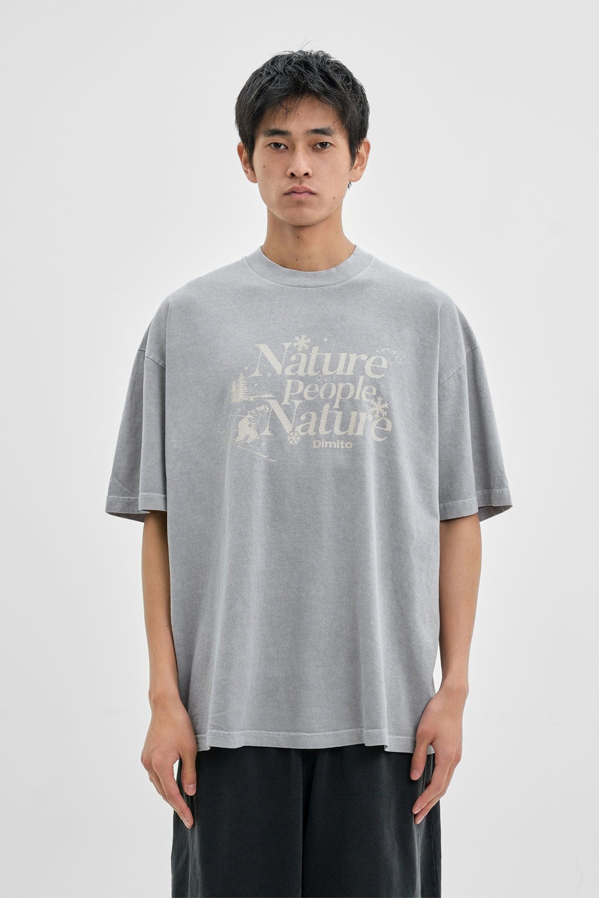 VERT NPN SSV GD 6.5OZ TEE DARK SILVER
