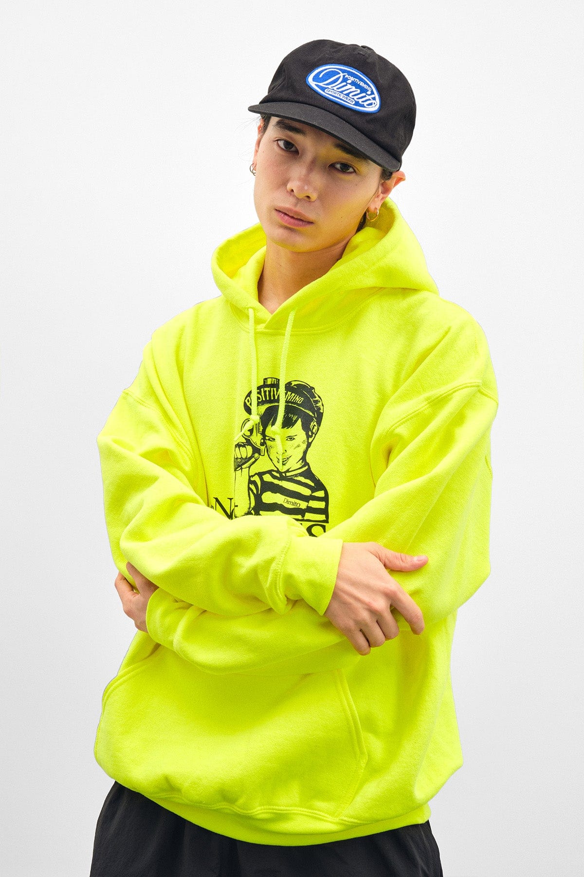 [INVITED] NS BABY HOODIE NEON GREEN