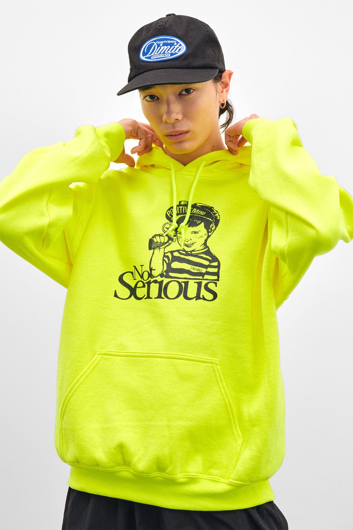 [INVITED] NS BABY HOODIE NEON GREEN