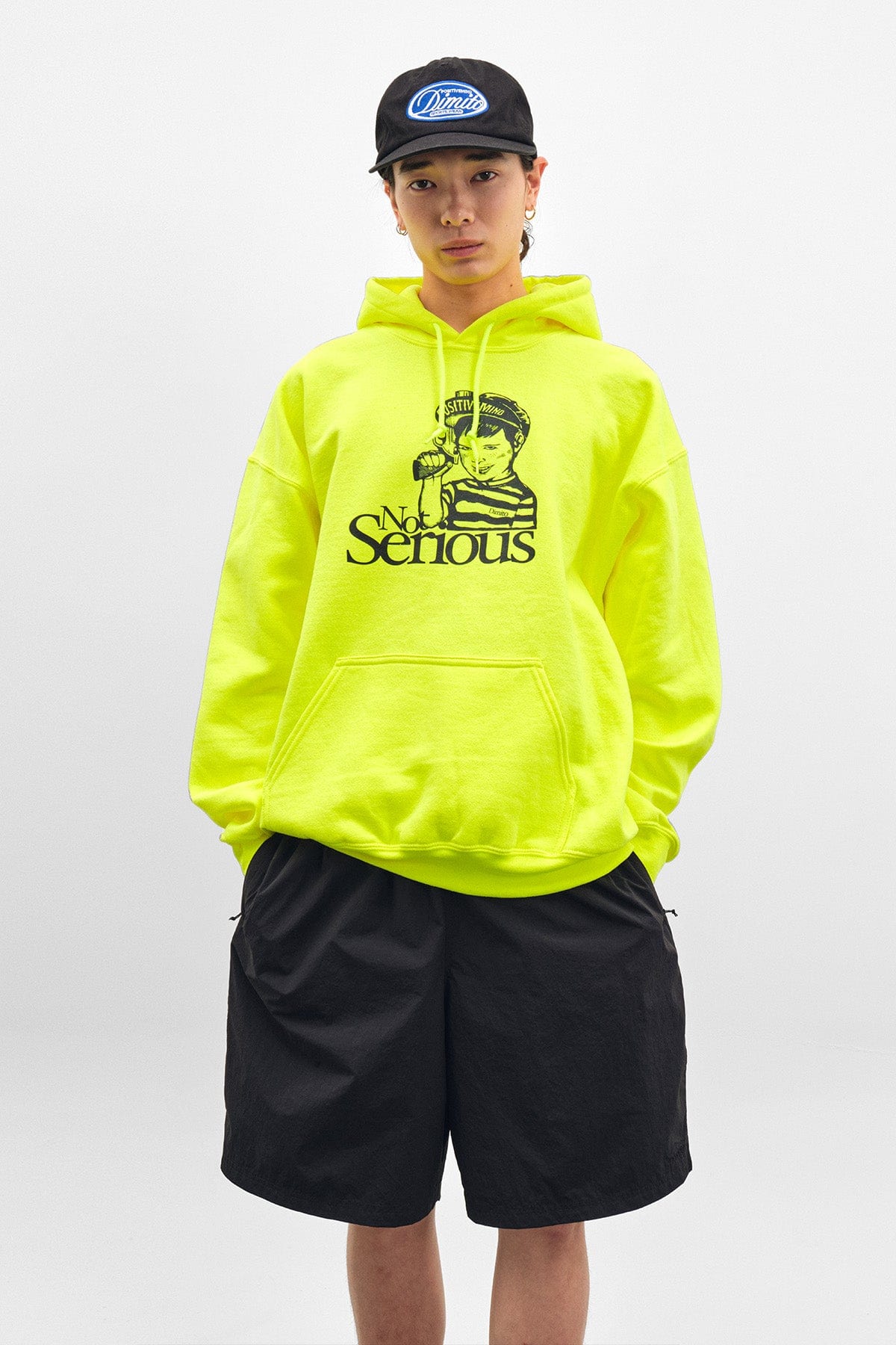 [INVITED] NS BABY HOODIE NEON GREEN