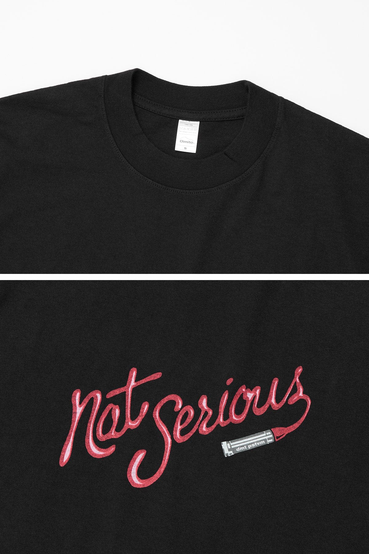 [INVITED] NS LIP SSV GD 6.5OZ TEE BLACK