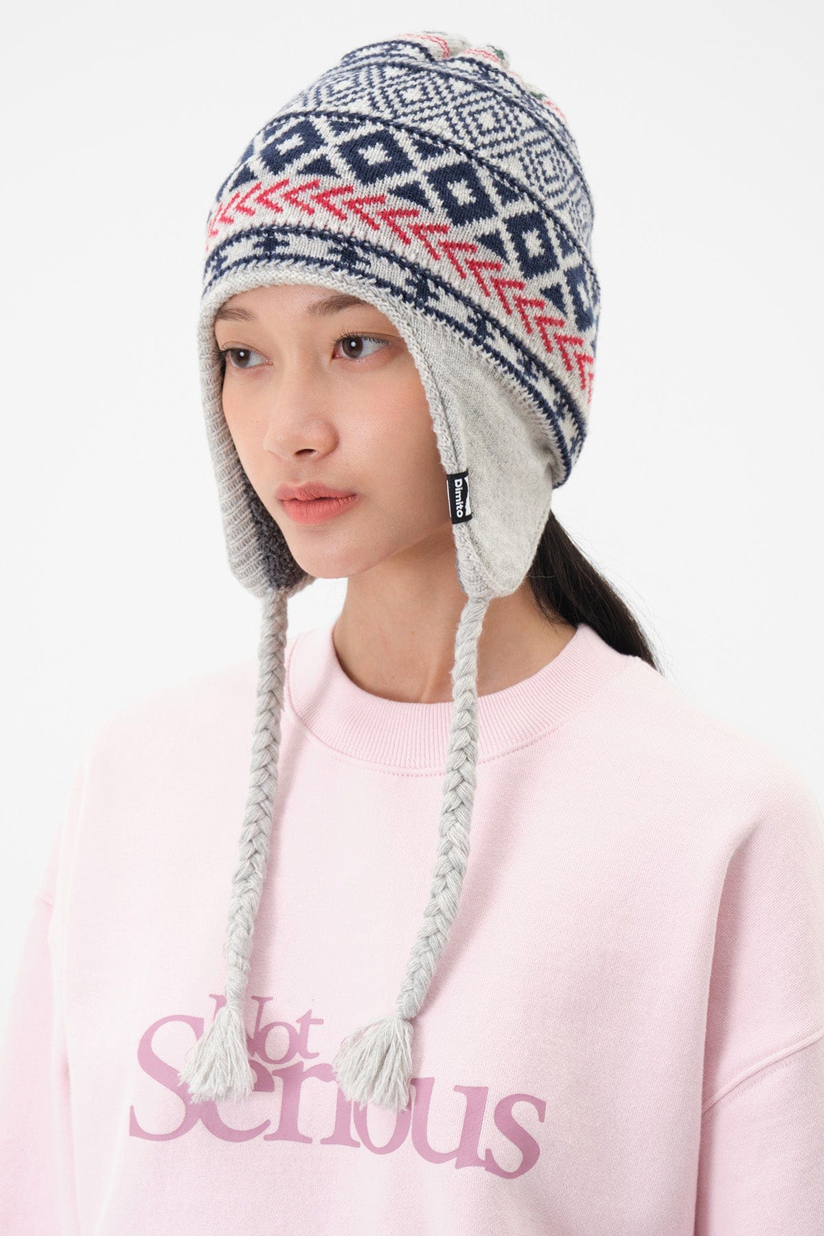 [INVITED] NS SWEATSHIRT LIGHT PINK