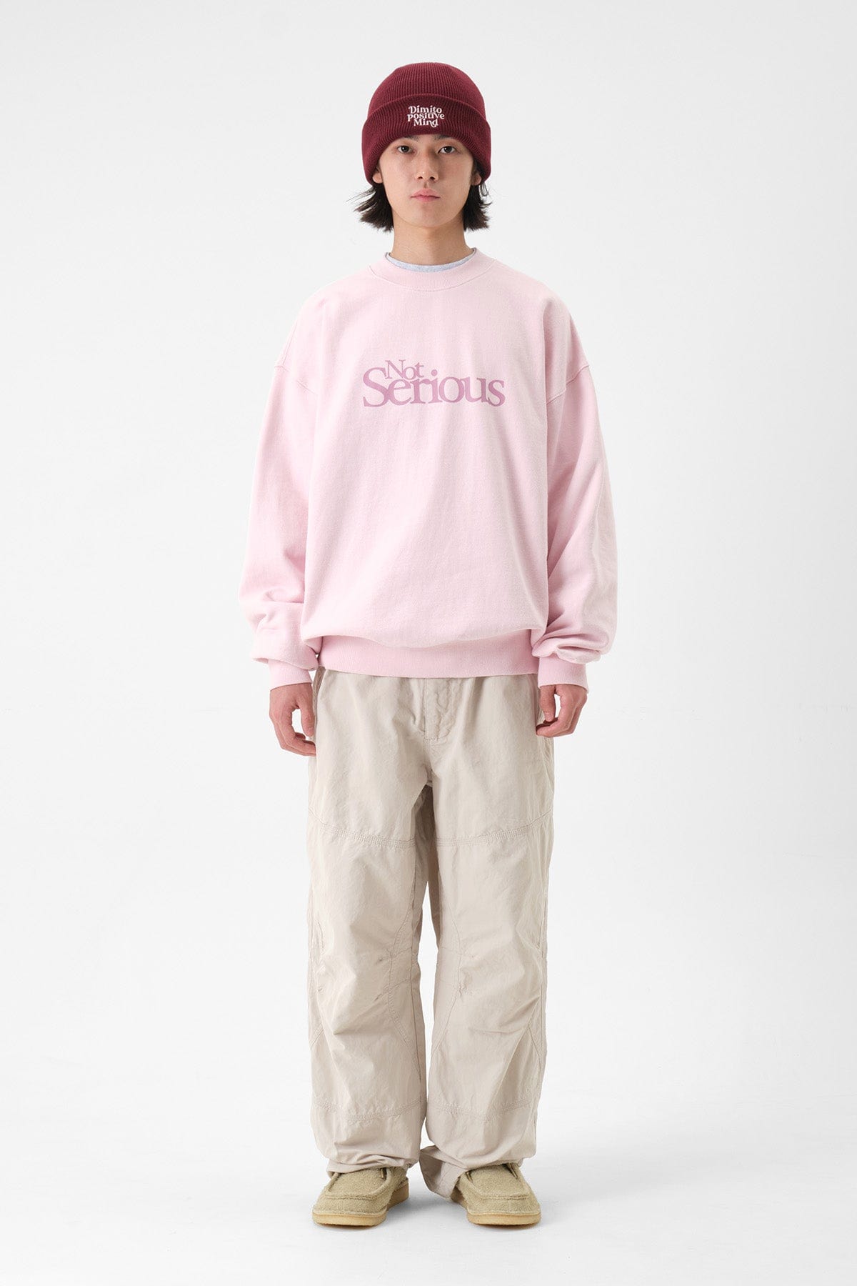 [INVITED] NS SWEATSHIRT LIGHT PINK