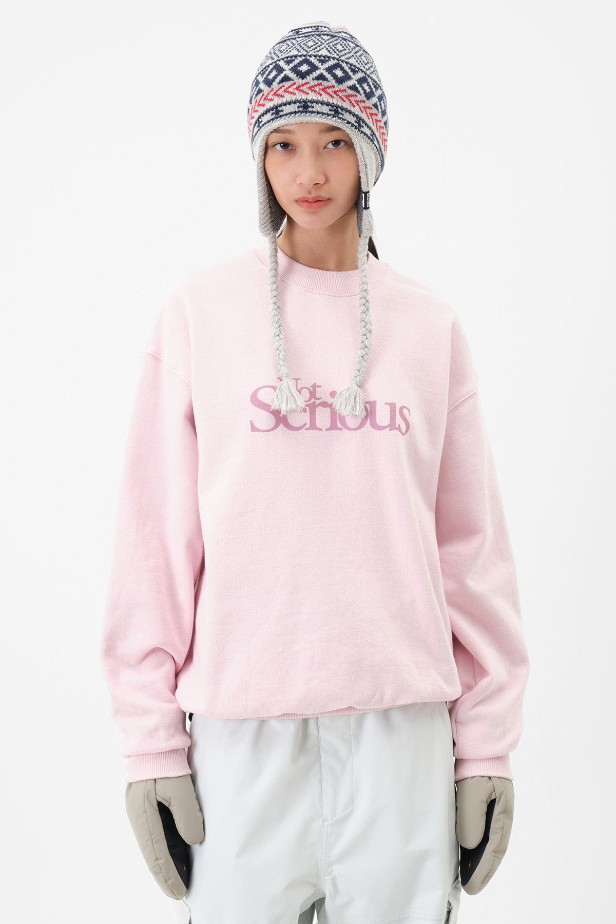 [INVITED] NS SWEATSHIRT LIGHT PINK