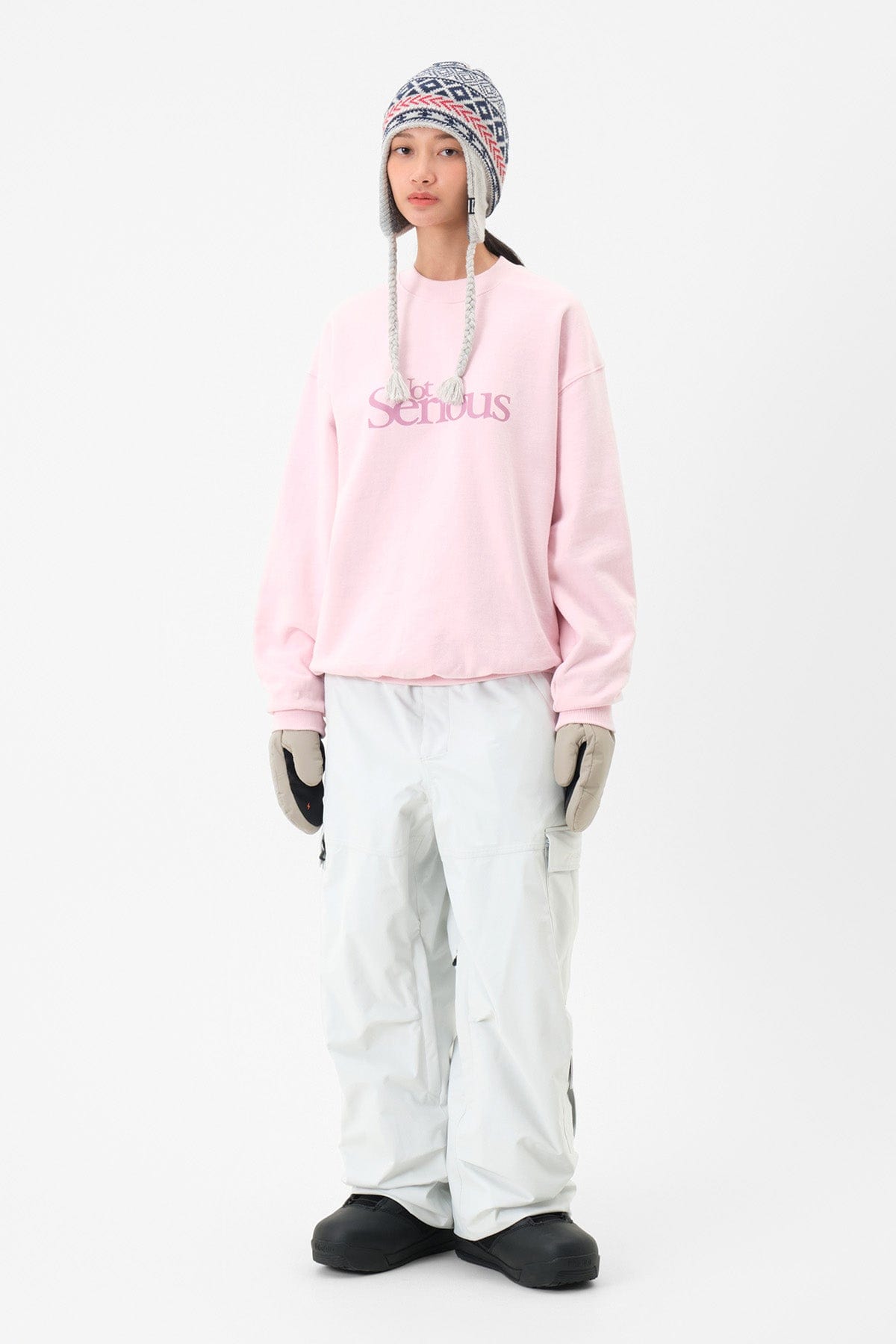 [INVITED] NS SWEATSHIRT LIGHT PINK