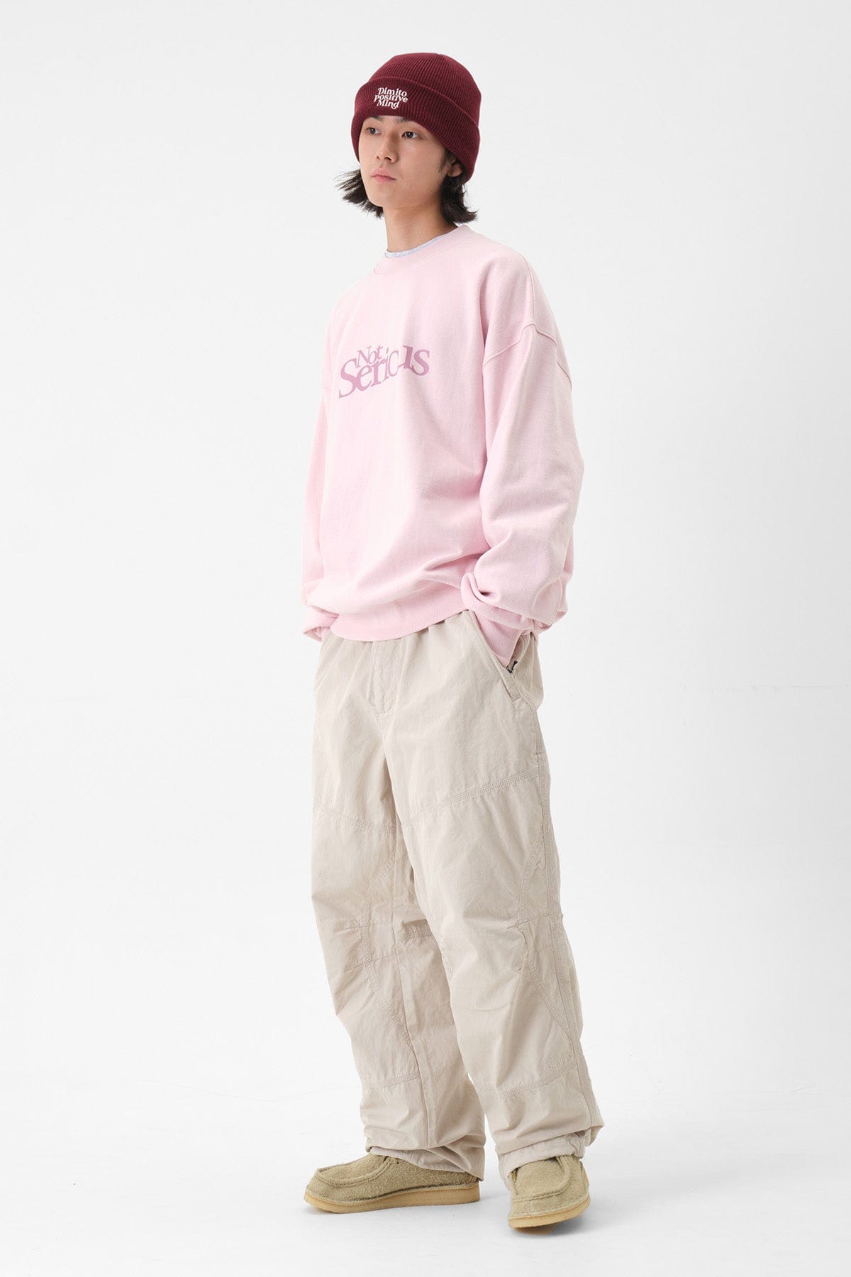 [INVITED] NS SWEATSHIRT LIGHT PINK