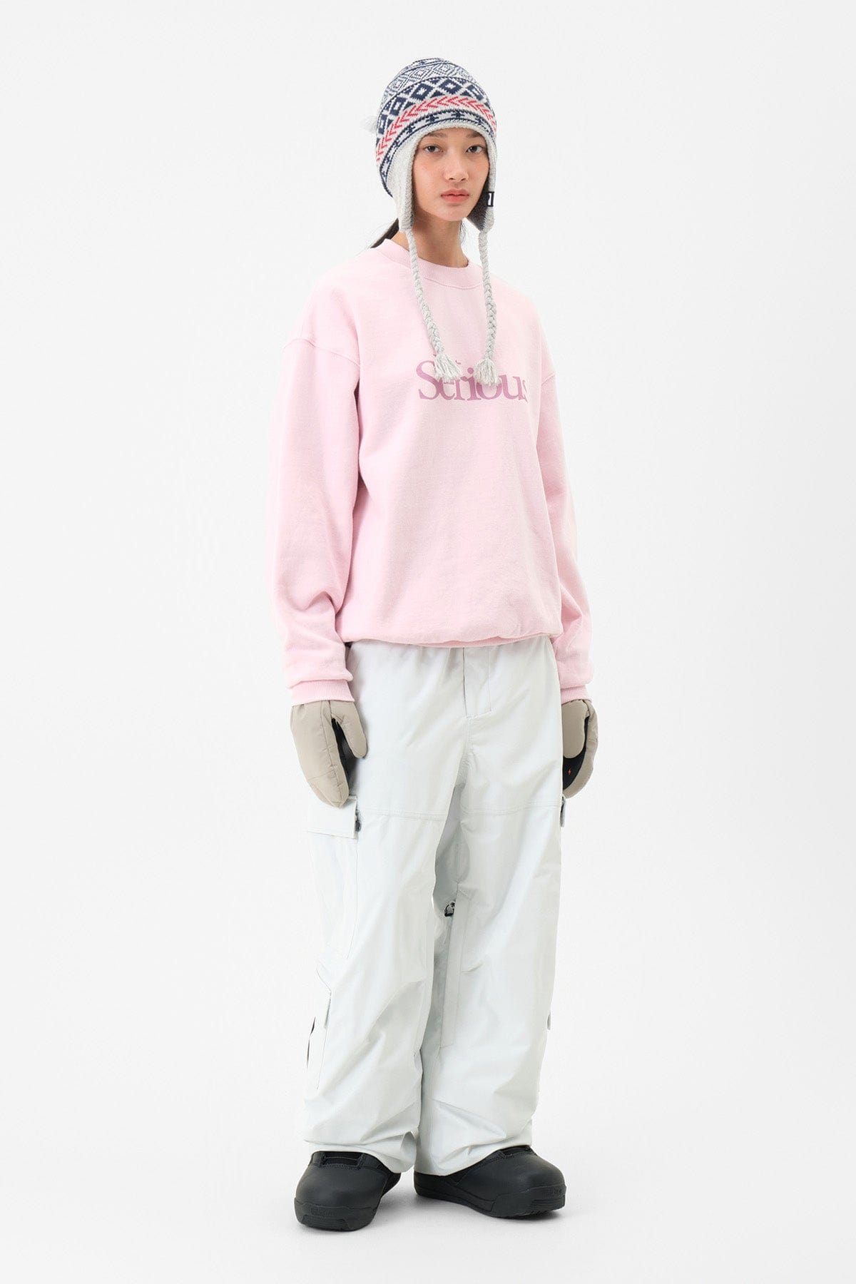[INVITED] NS SWEATSHIRT LIGHT PINK