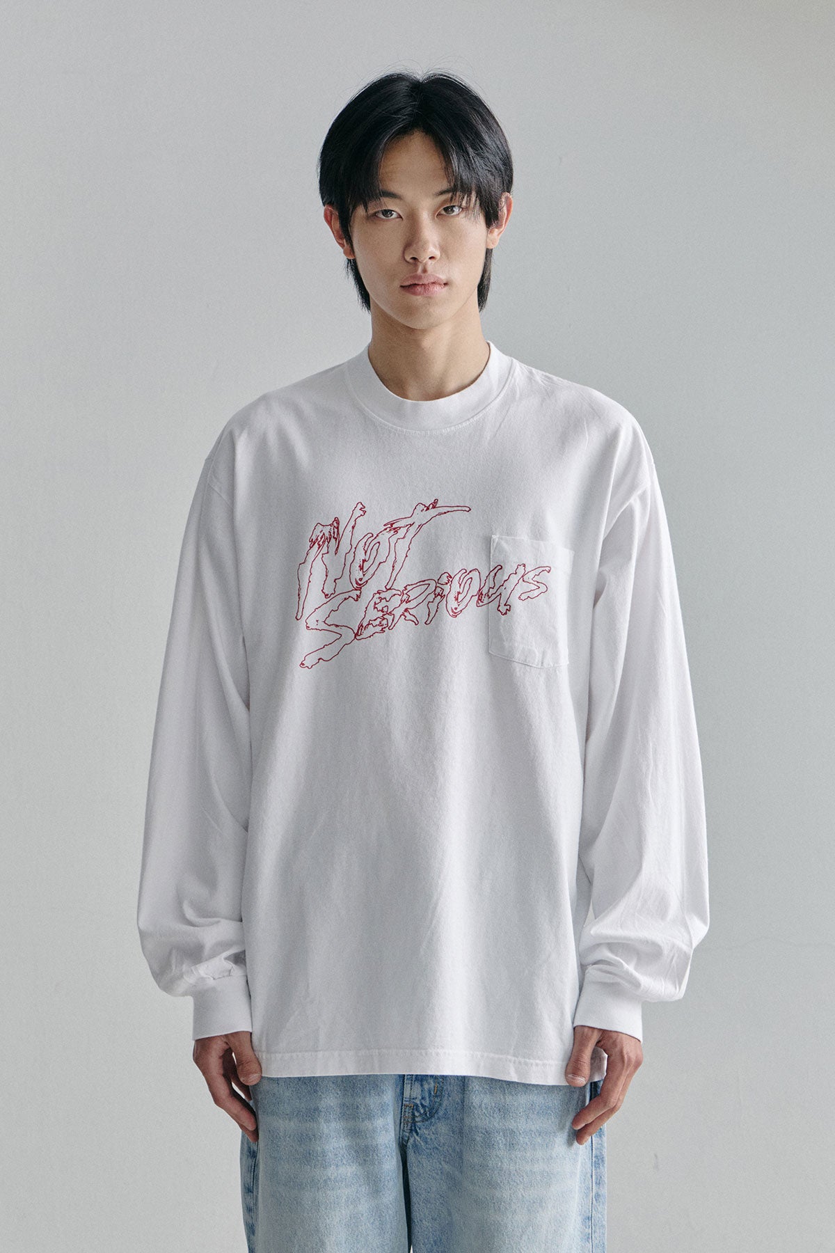 VERT NSS RUDE POCKET LSV GD 6.5OZ TEE WHITE (Available on 26.05.07)