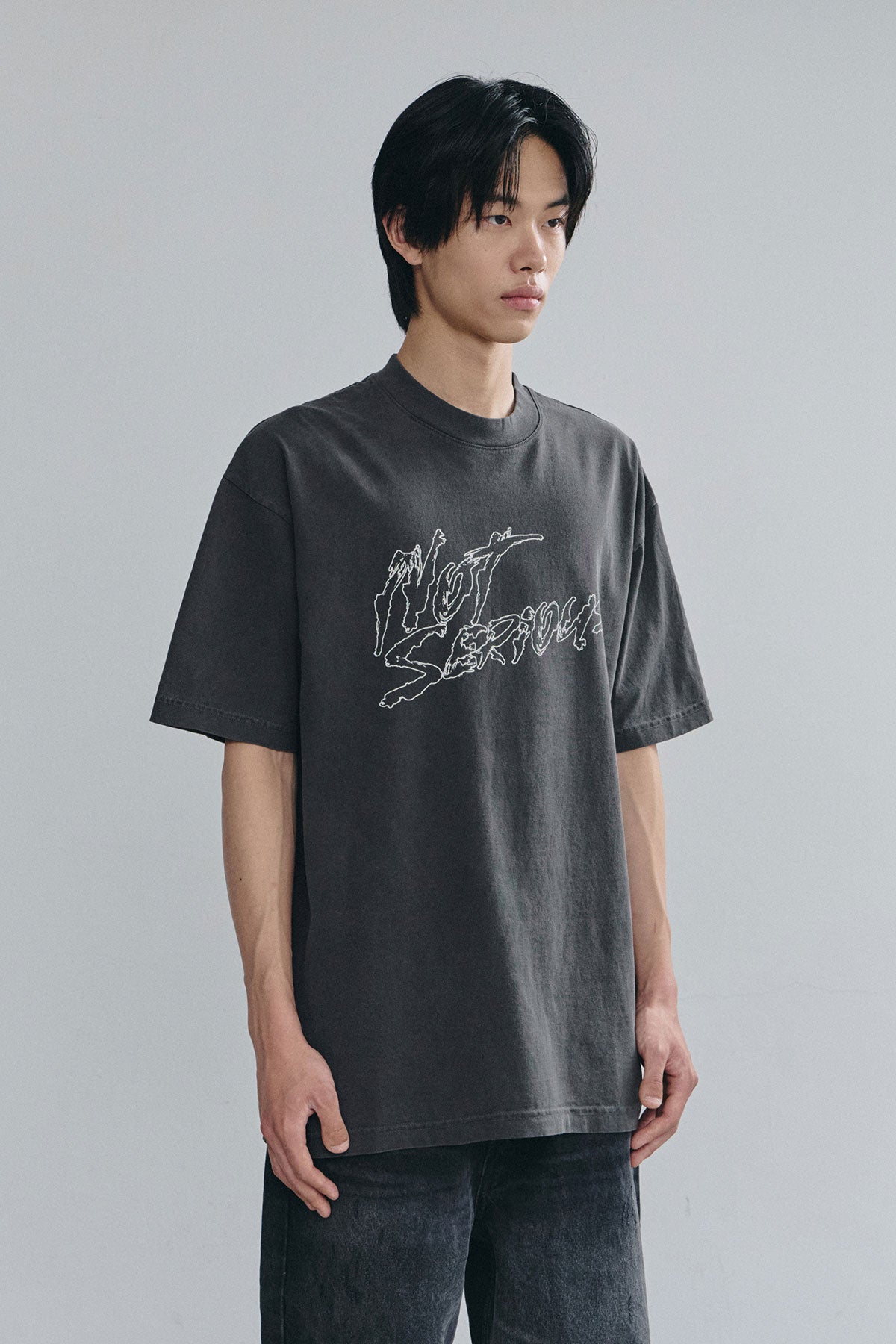 VERT NSS RUDE SSV GD 6.5OZ TEE VINTAGE BLACK (Available on 26.05.07)