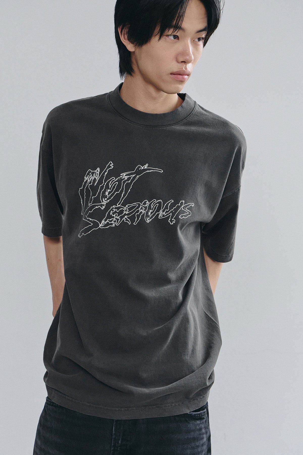 VERT NSS RUDE SSV GD 6.5OZ TEE VINTAGE BLACK (Available on 26.05.07)