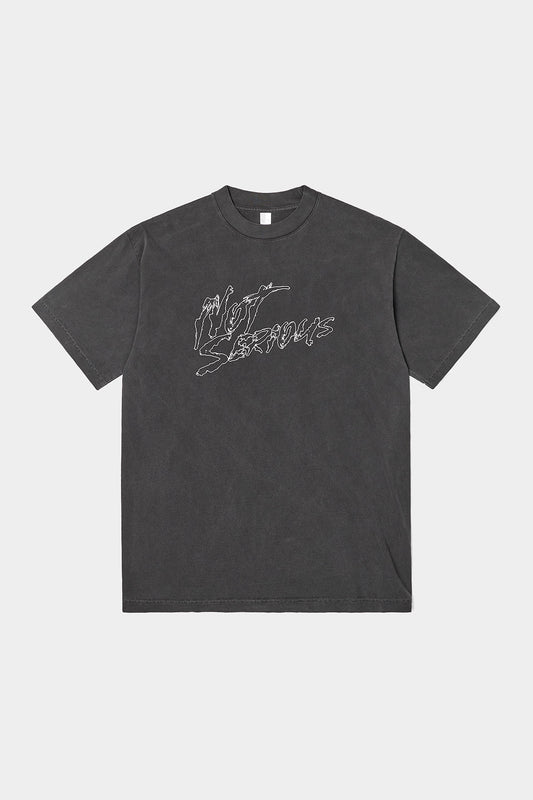 VERT NSS RUDE SSV GD 6.5OZ TEE VINTAGE BLACK (Available on 26.05.07)