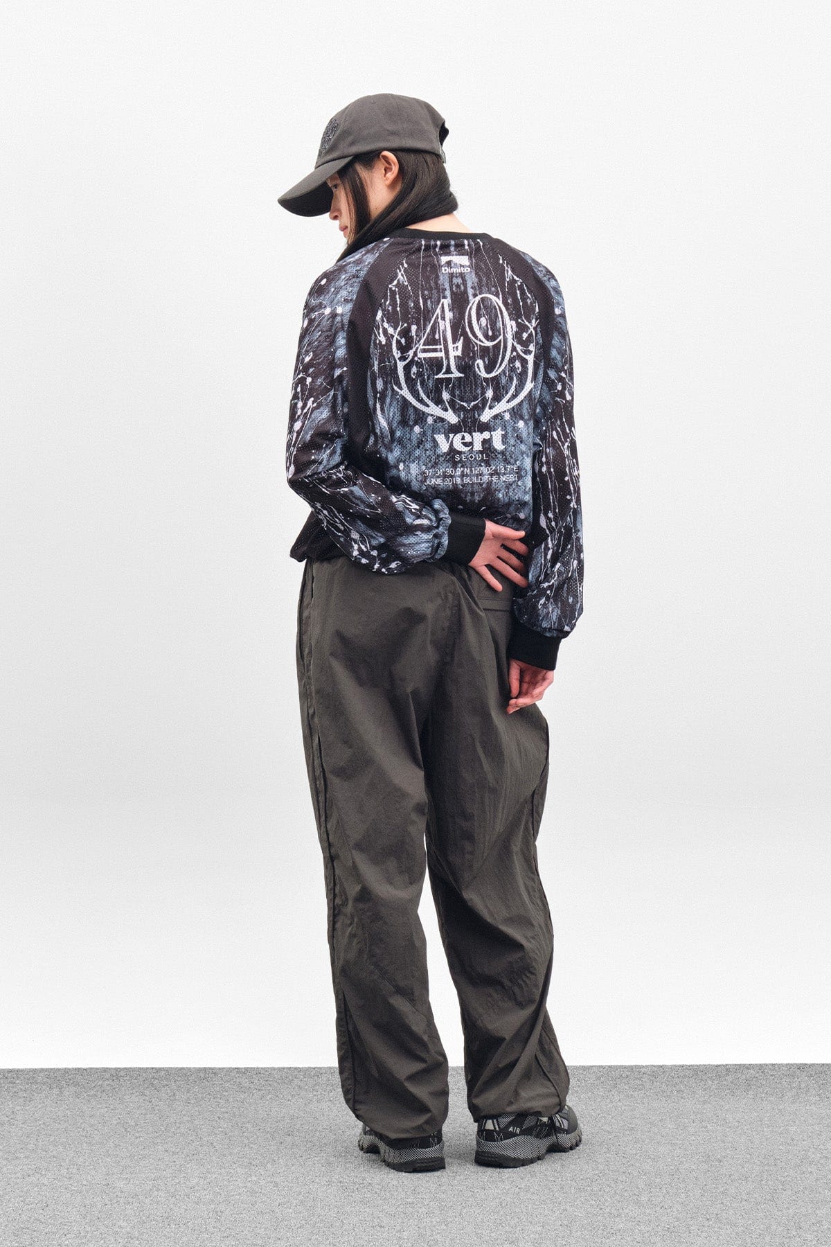 [INVITED] NY LINE AIRFORCE PANTS DARK NIGHT
