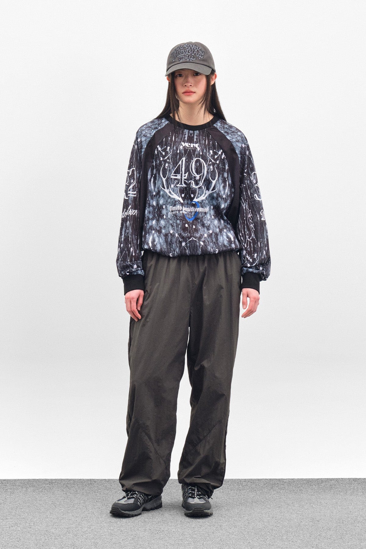 [INVITED] NY LINE AIRFORCE PANTS DARK NIGHT